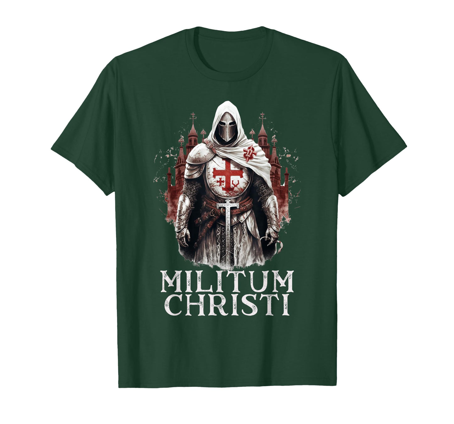 Catholic Knight Templar Crusader Cross T-Shirt