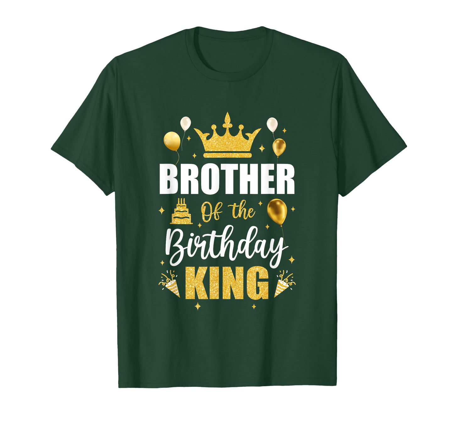 Brother Of The Birthday King Boys Men Bday Party For Him T-Shirt