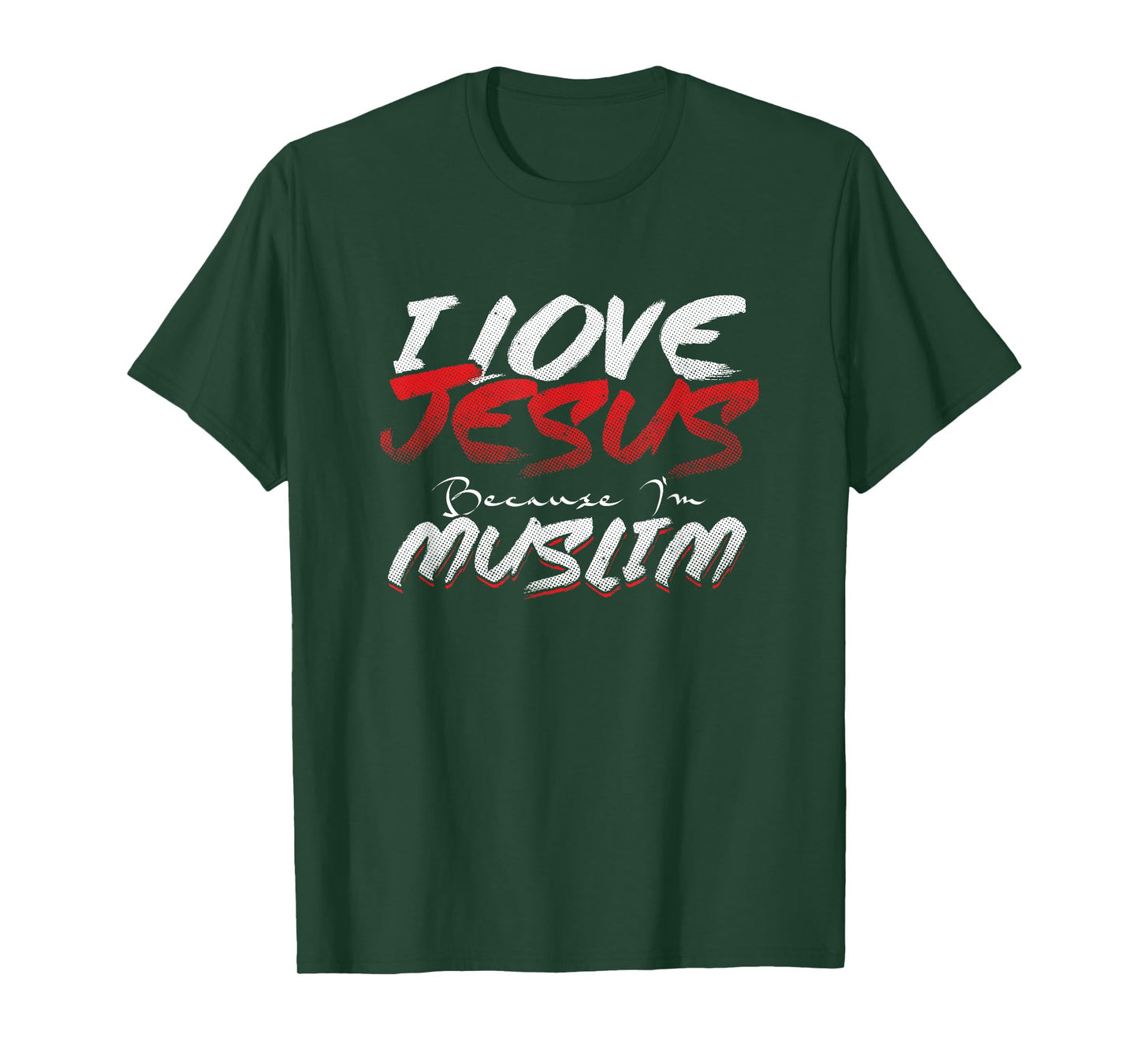 Jesus Christ Muslim God Love Allah Muslim Islam Gift T-Shirt