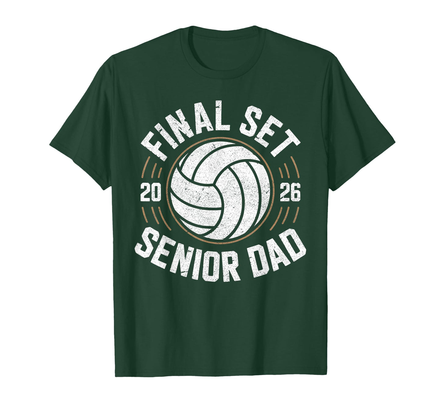 Volleyball Senior Dad 2026 Final Set Vintage T-Shirt
