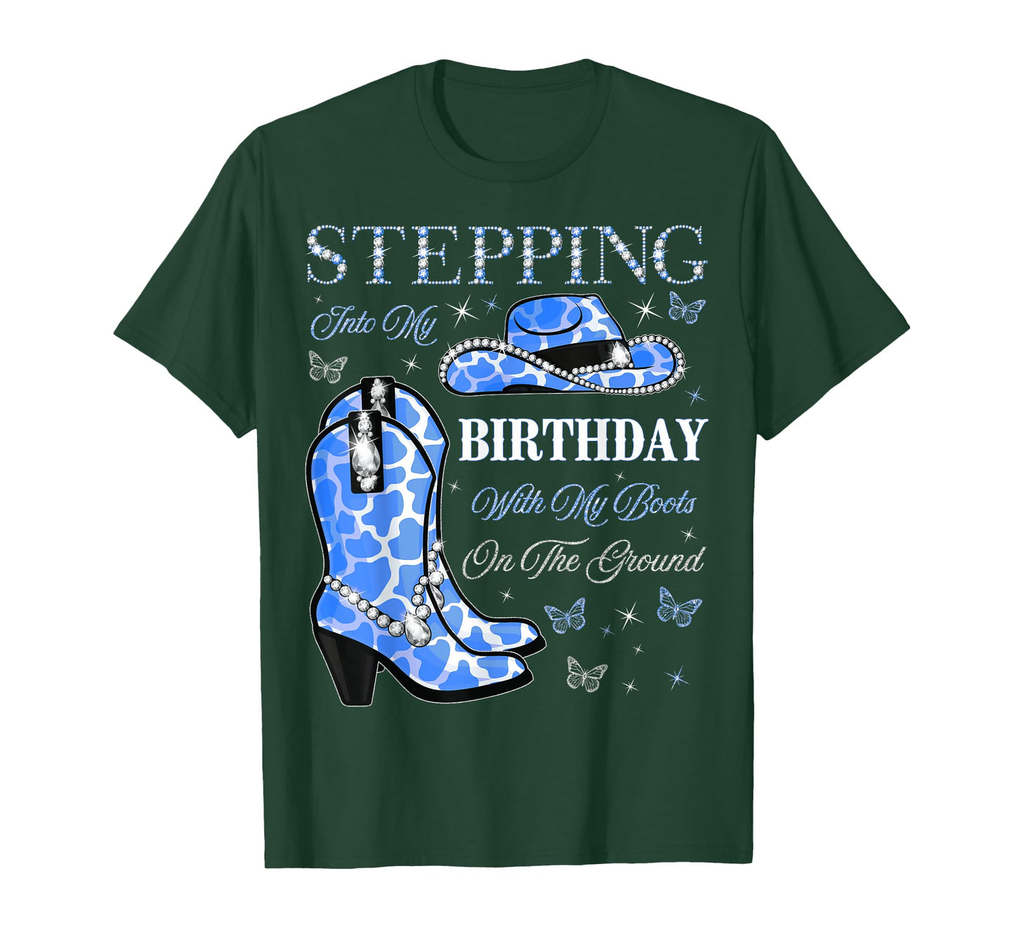 Stepping Into My Birthday With My Boots On The Ground T-Shirt