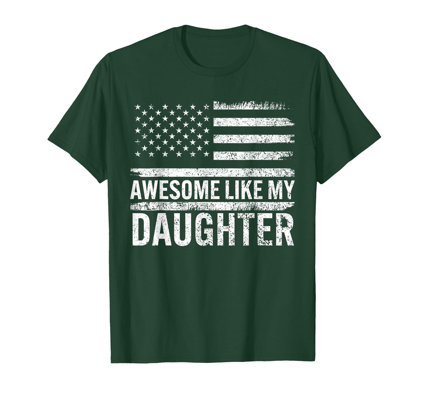 Awesome Like My Daughter Retro Men Funny Fathers Day Dad T-Shirt