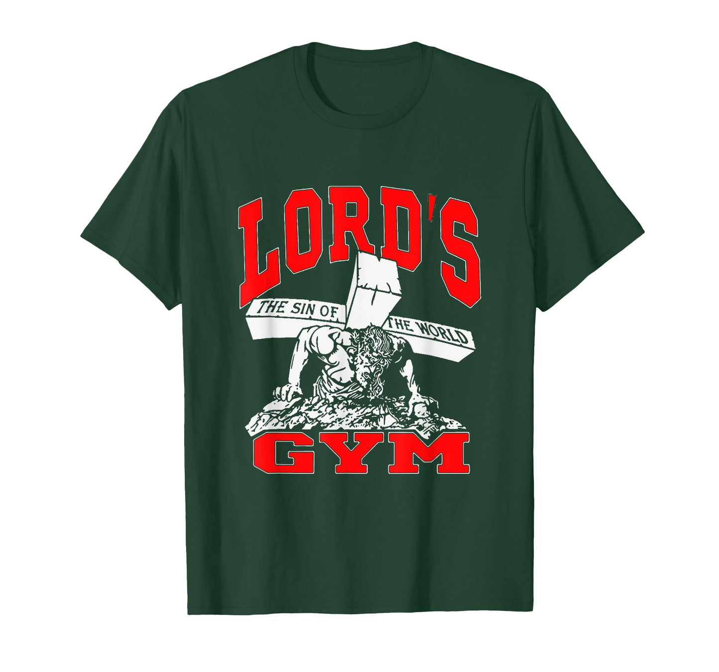 Lords Gym - Lord's The Sin of World Jesus T-Shirt