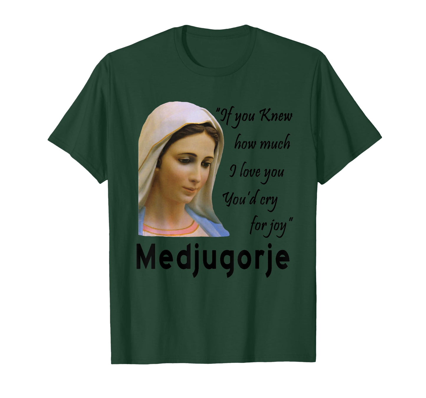 Our Lady Queen Of Peace Shirt Virgin Mary Queen of Peace T-Shirt