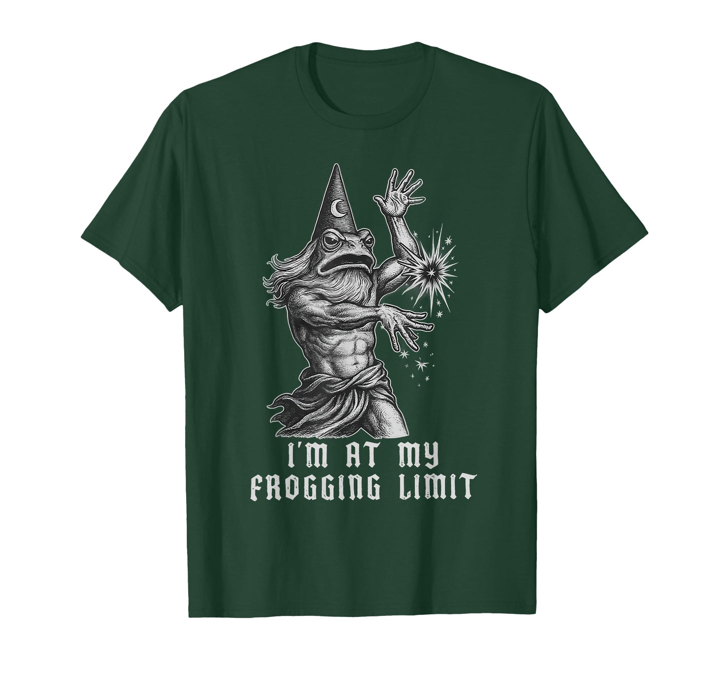I’m At My Frogging Limit Funny Frog Wizard Rage Quote T-Shirt