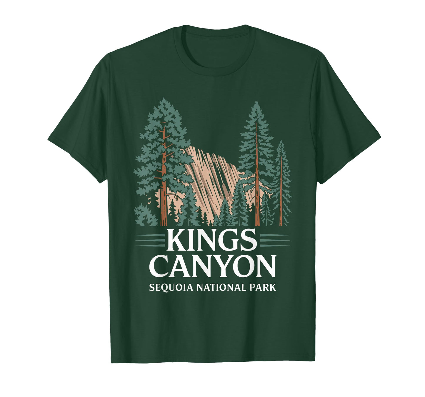 Kings Canyon National Park Sequoia Landscape T-Shirt