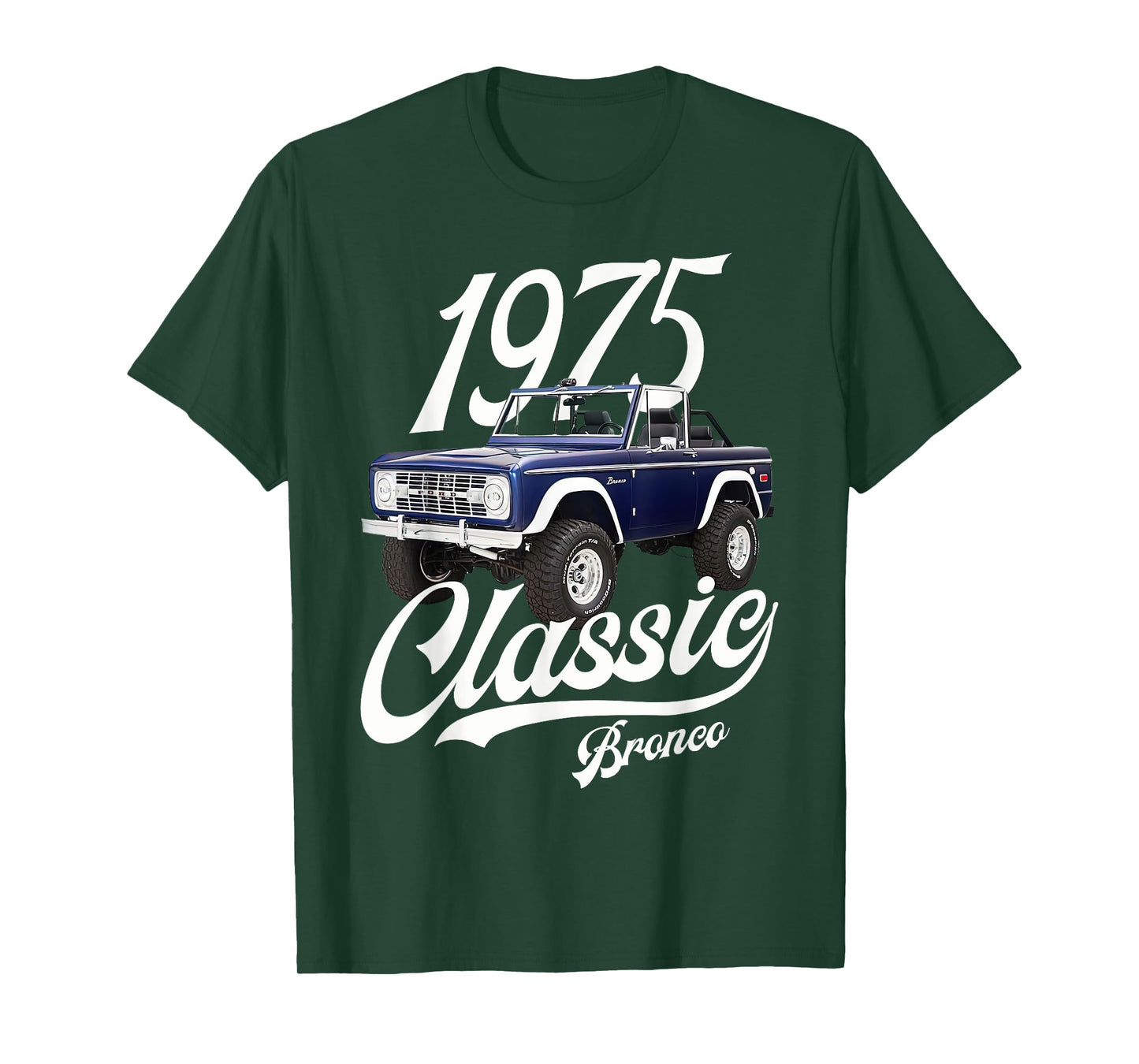 Classic bronco 1975 Navy Blue Knoxville T-Shirt