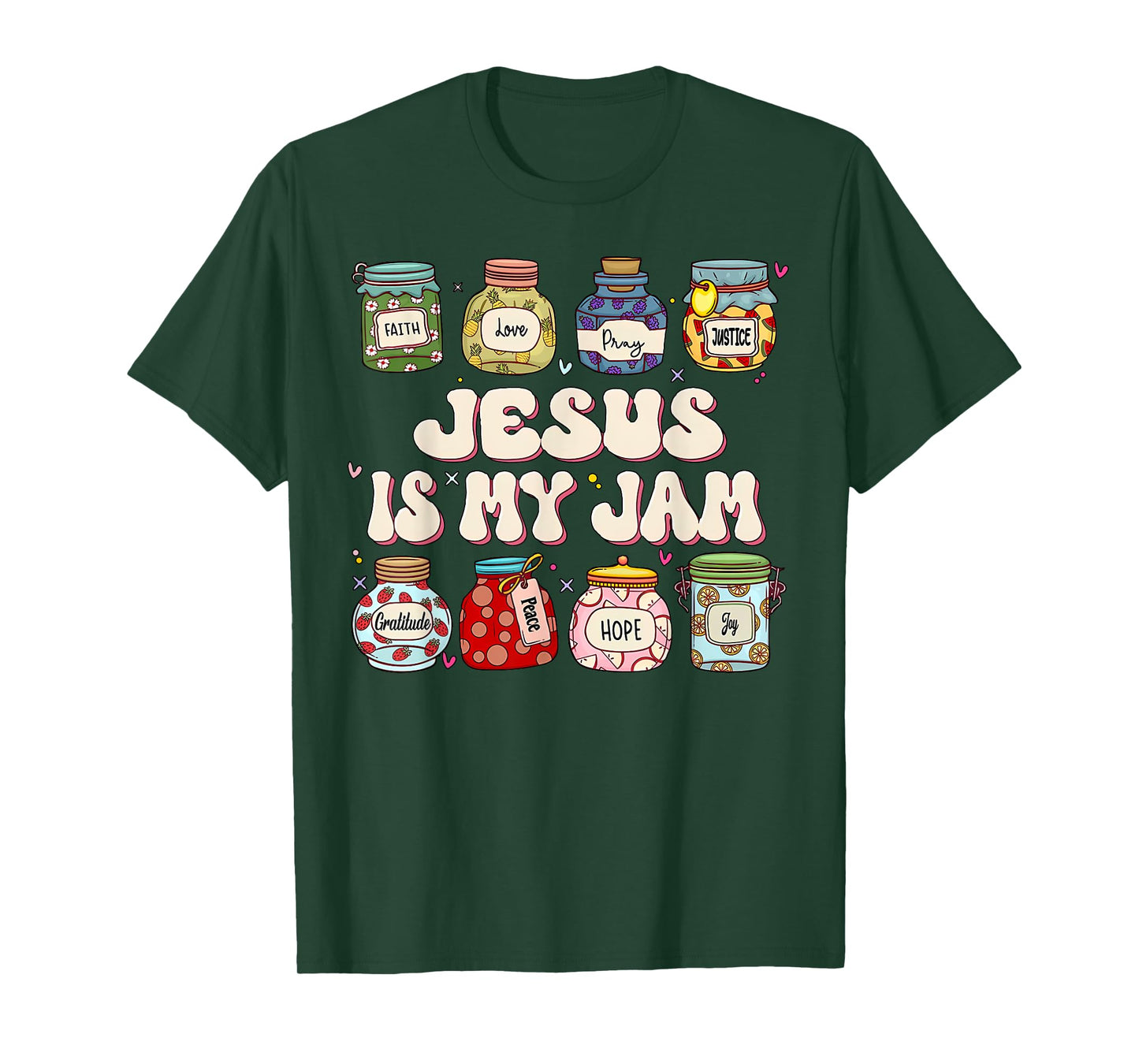 Jesus is My Jam I'm Here to Spread It Christian Faith God T-Shirt