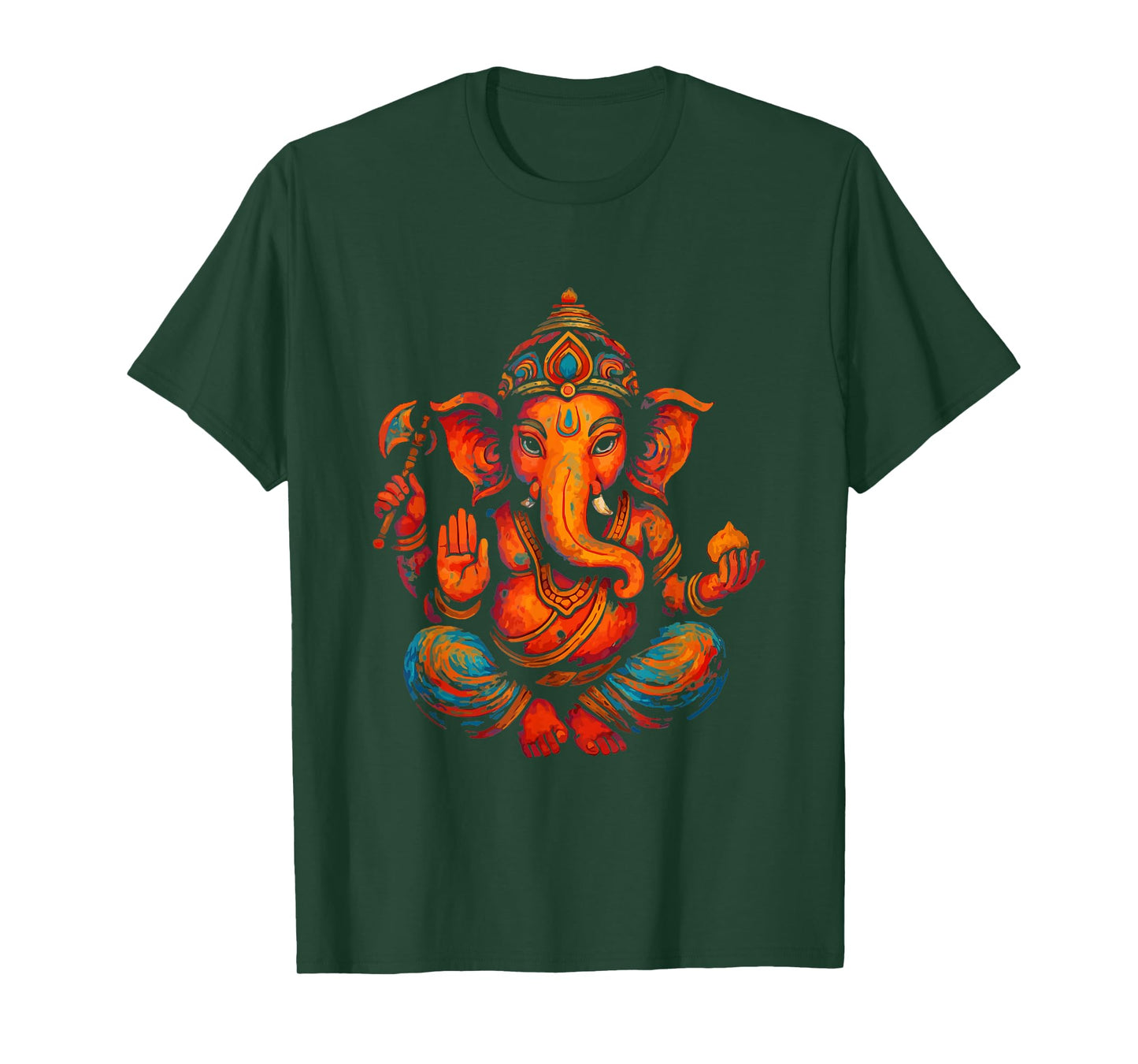 Ganesh Symbol Yoga Hindu Elephant God Ganesha Puja T-Shirt