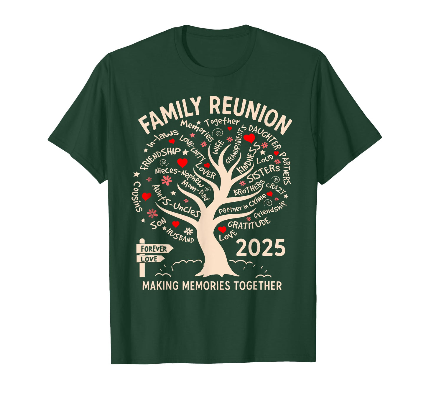 Making Memories Family Matching Group Family Reunion 2025 T-Shirt