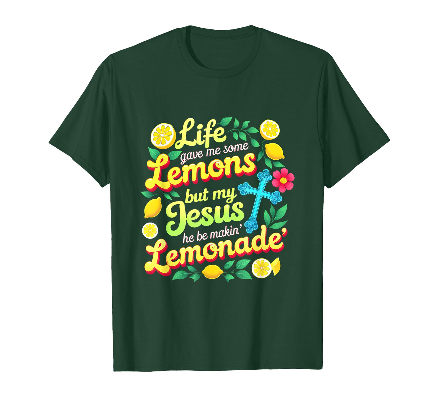 Lemonade Bible Life Gave Me Some Lemons Jesus Making T-Shirt