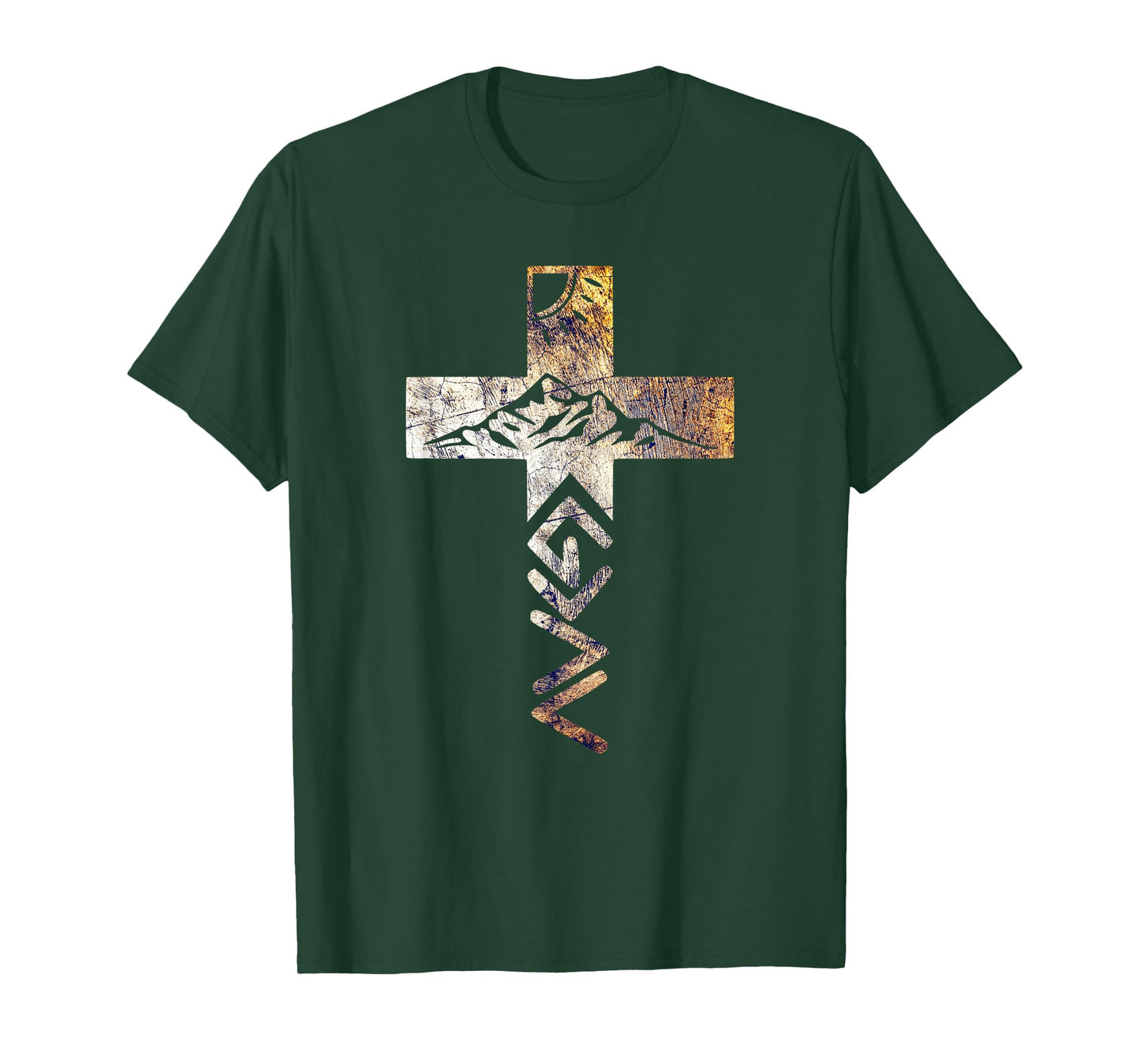 God Greater Than The Highs And Lows Cross for Christians T-Shirt