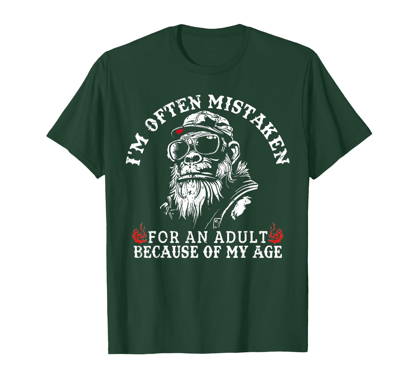 I'm Often Mistaken For An Adult Because Of My Age Monkey T-Shirt