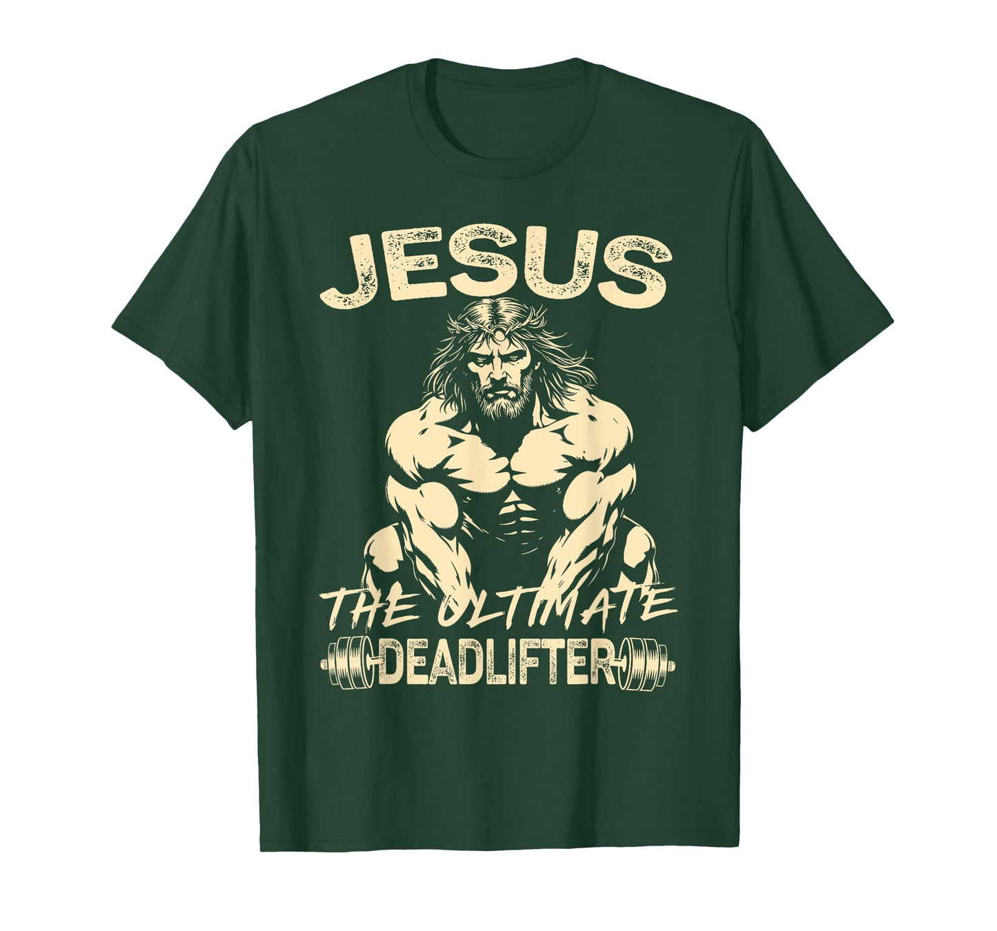 Jesus The Ultimate Deadlifter Christian Gym Pump Cover T-Shirt