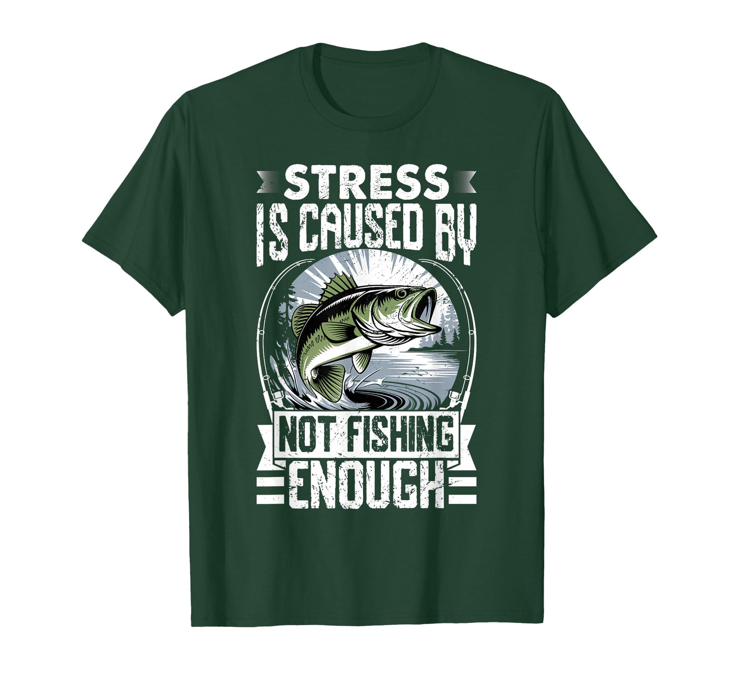 Funny Fishing Shirt for Men Women Fisherman Bass Fishing T-Shirt