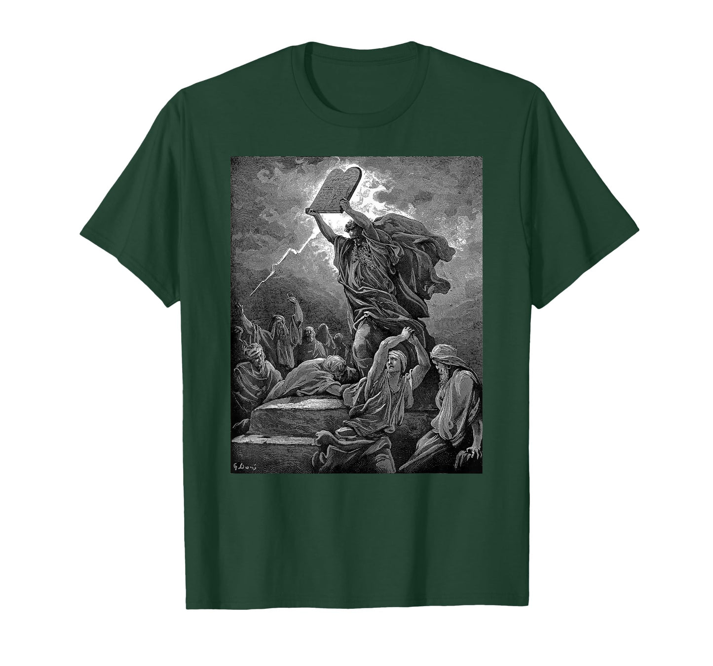 Gustave Dore Moses Breaks the Tablets of the Law T-Shirt