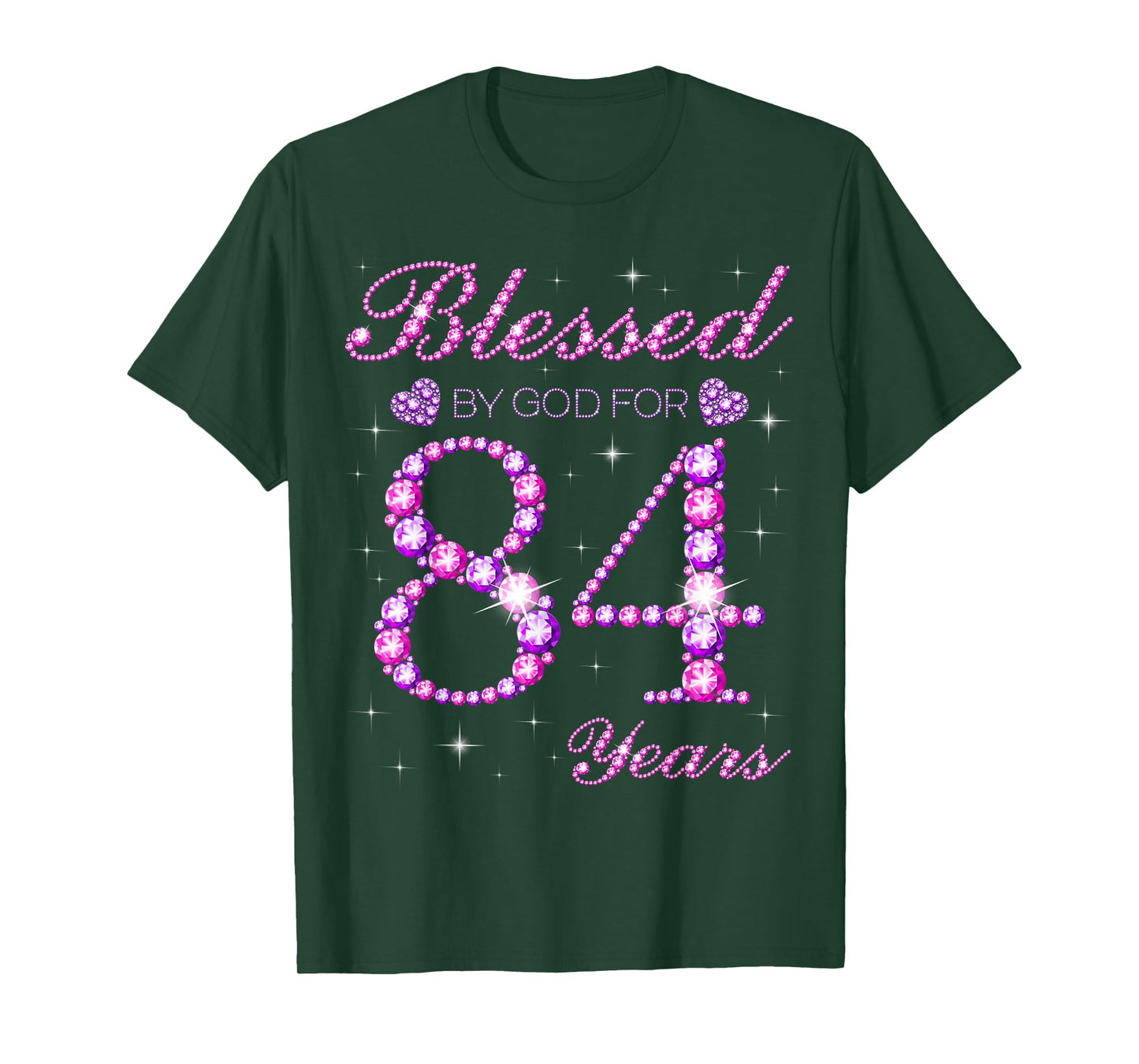 Blessed by God for 84 Years Old 84th Birthday Party T-Shirt