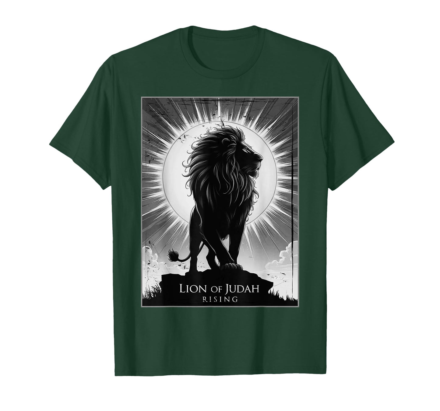 Lion Of The Tribe Judah Rising Hebrew Israelite YHWH T-Shirt