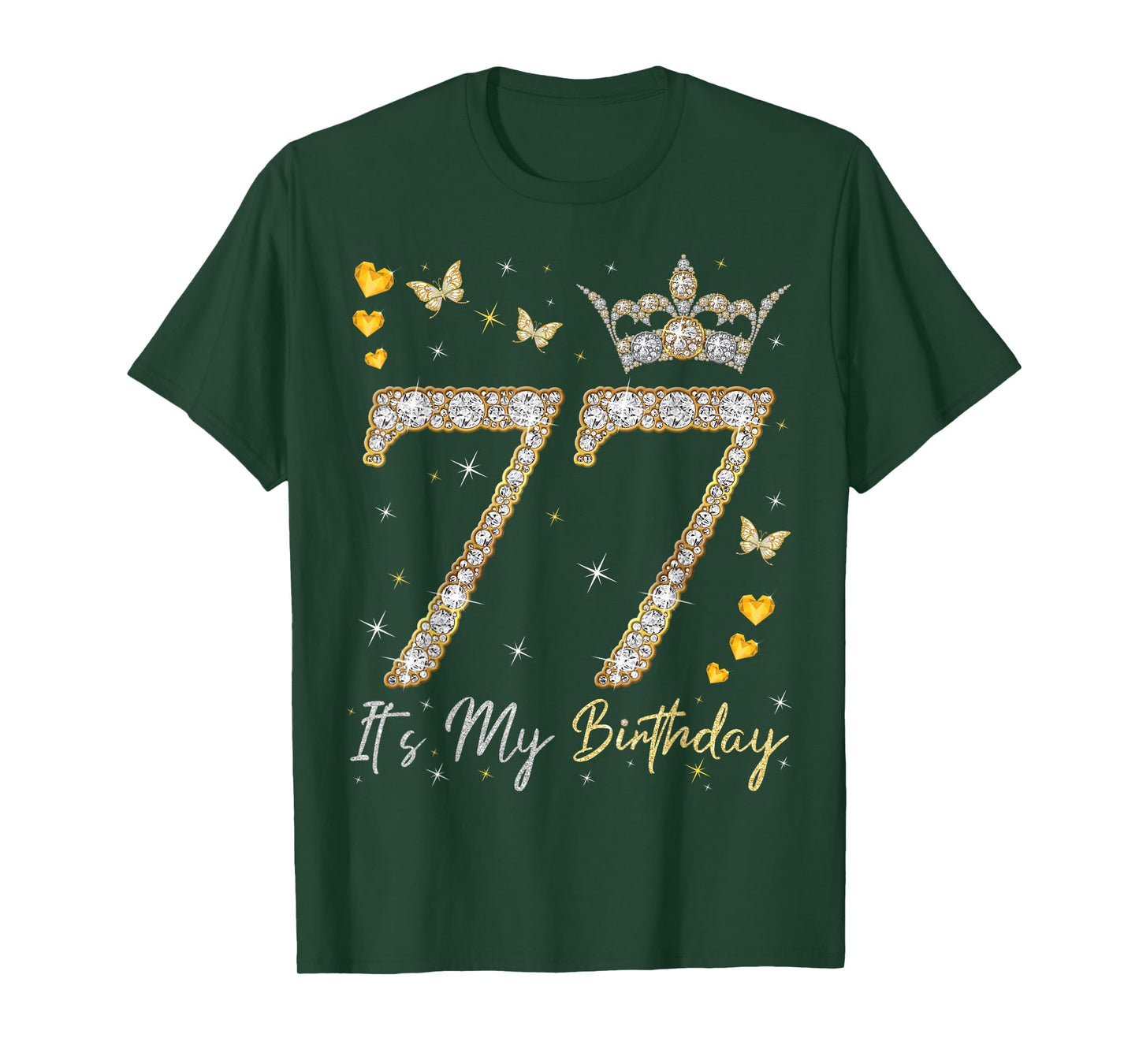 77 It's My Birthday, It's My 77th Birthday, 77 Years Old T-Shirt