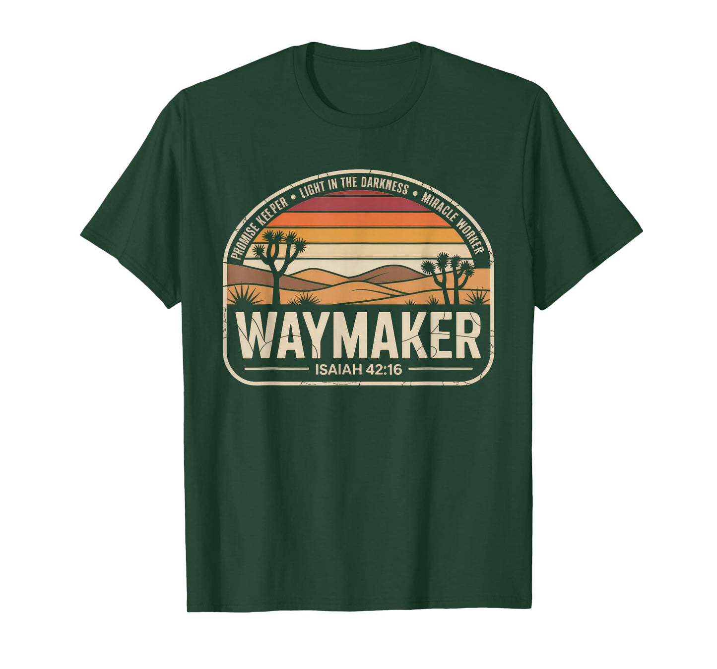 Waymaker Tshirt Promise Keeper Miracle Worker God Christian T-Shirt