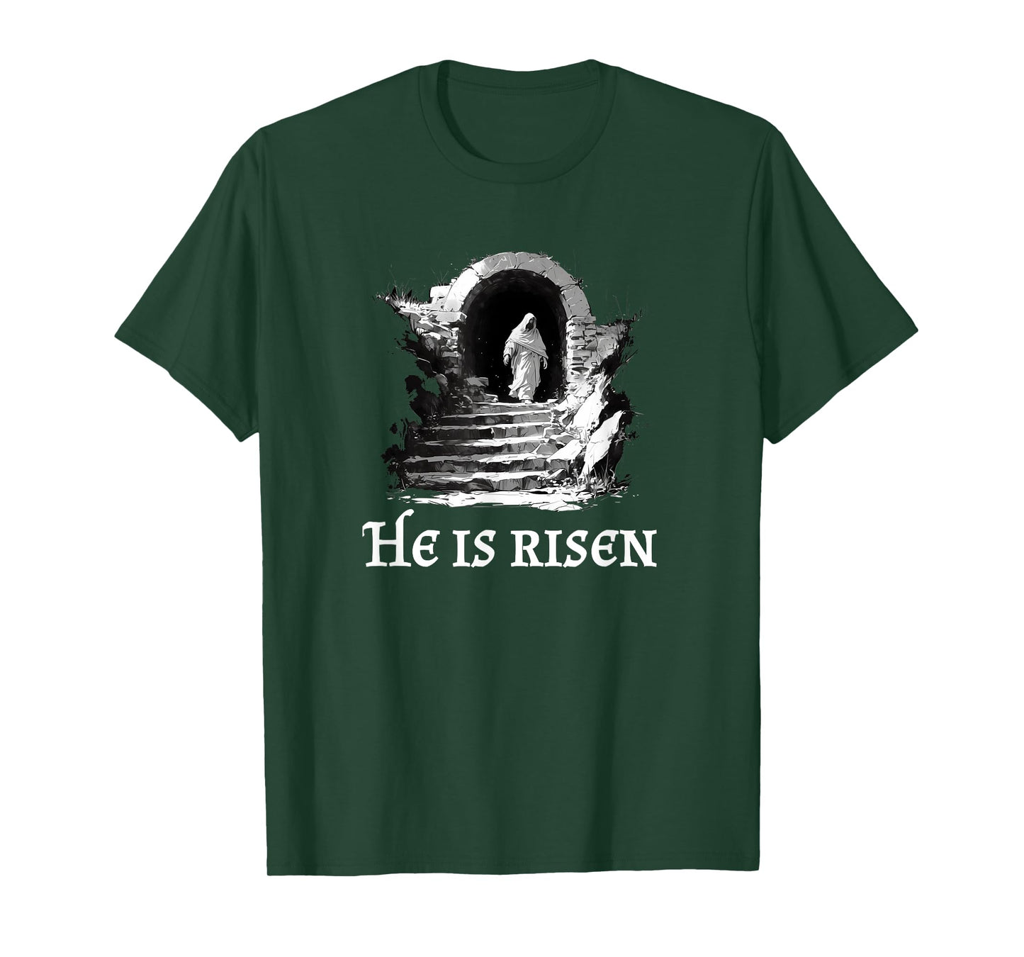 He Is Risen! Cross Jesus, Easter Day Christians Vintage gift T-Shirt