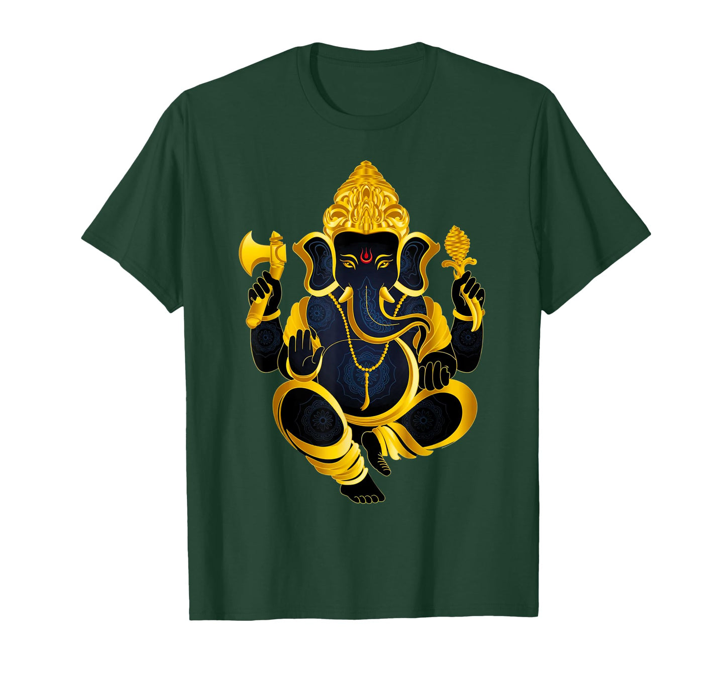 Hindu Ganesha Puja Elephant God India Meditation Yoga Murti T-Shirt