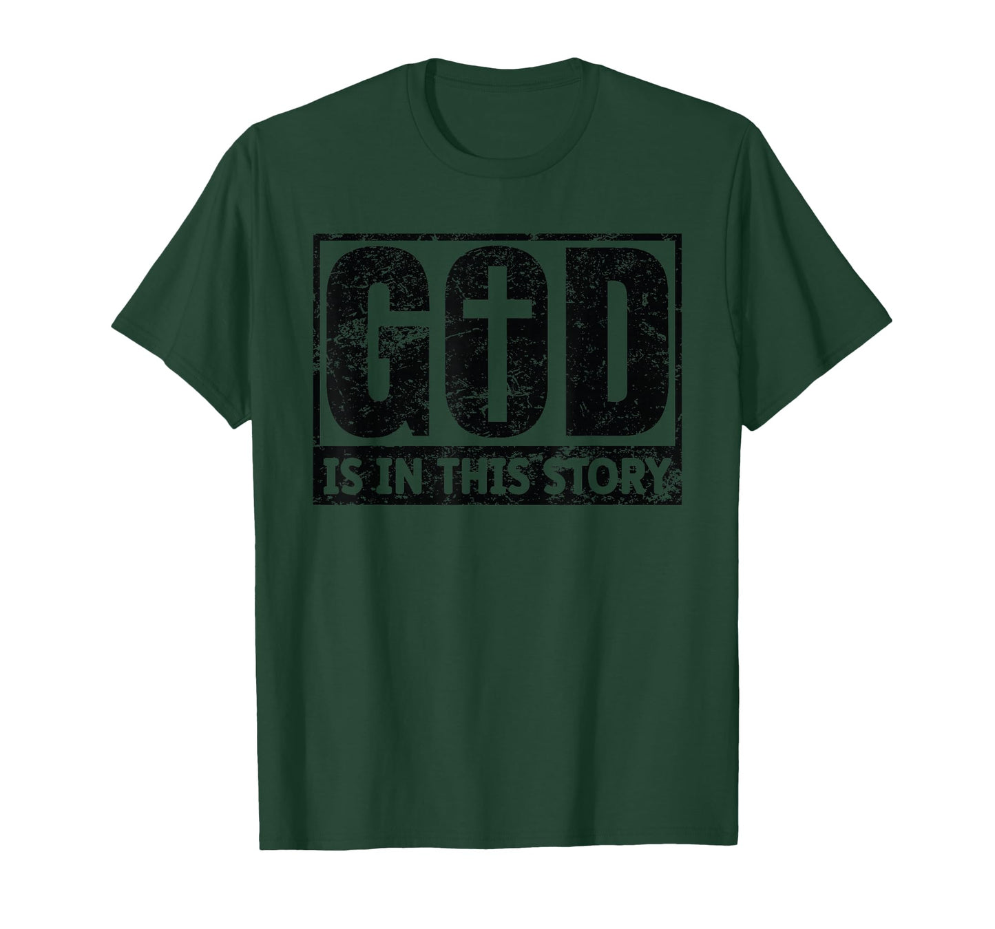 God is in This Story Christian Faith - Bible Verse Religious T-Shirt