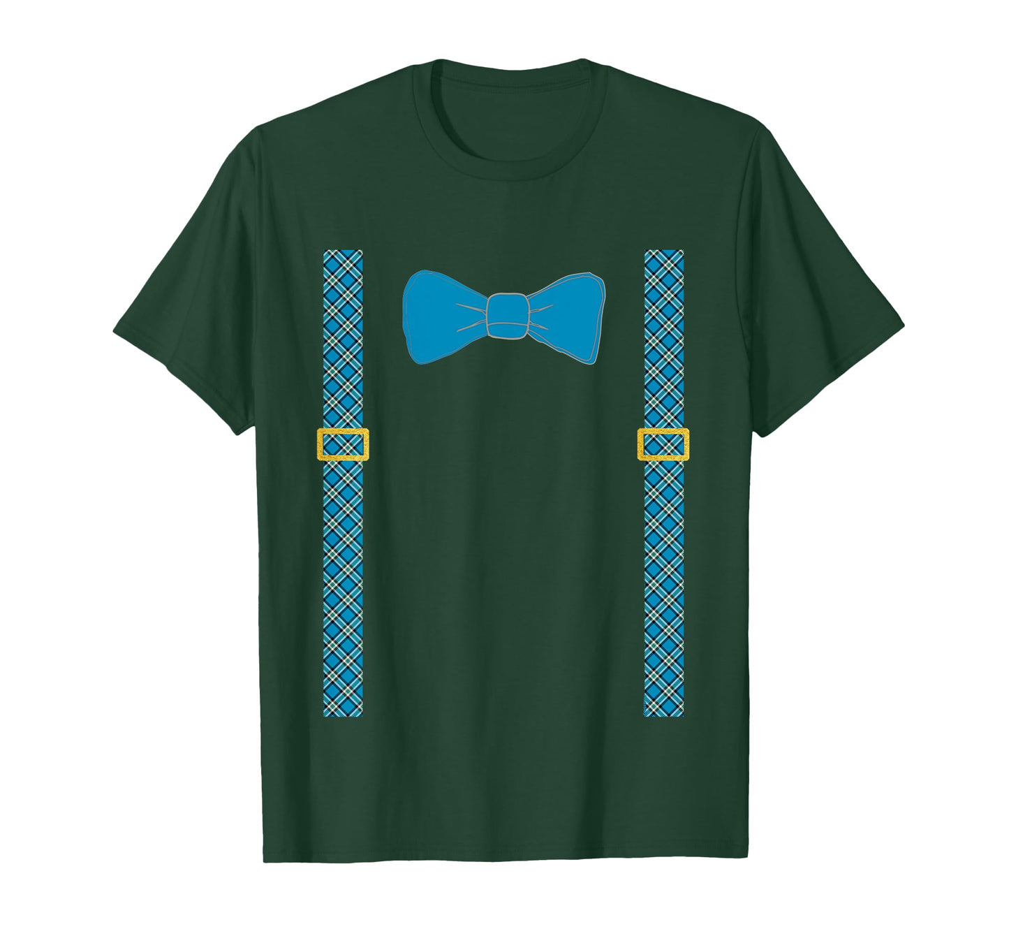 Kids Boys Suspenders and Bowtie Tee by Scarebaby T-Shirt