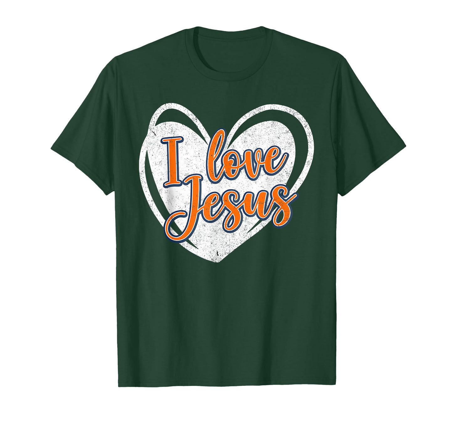 Jesus I Love Jesus Christian Cross God Faith Bible Pray T-Shirt