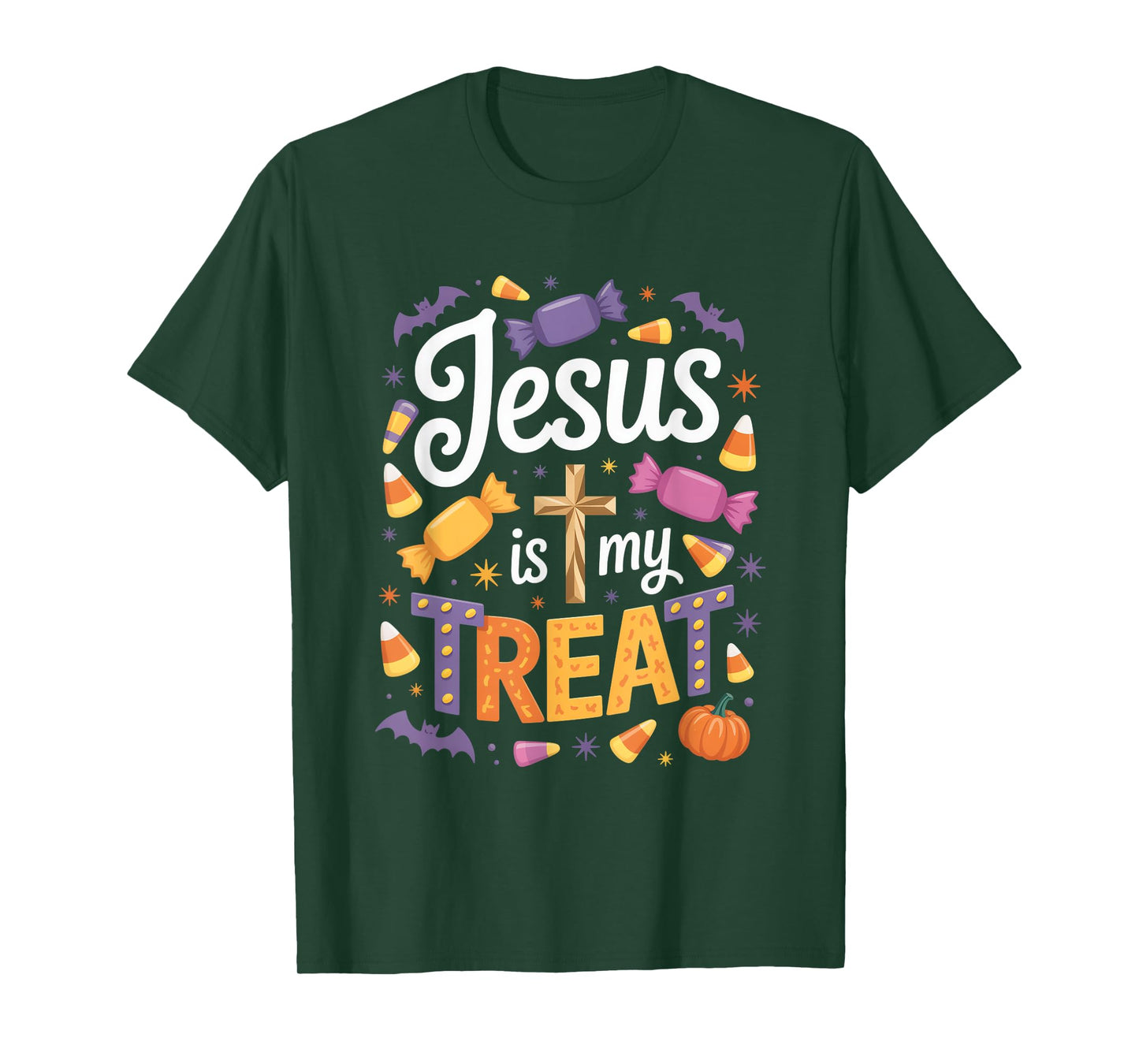 Christian Jesus is My Treat Candy Cross T-Shirt