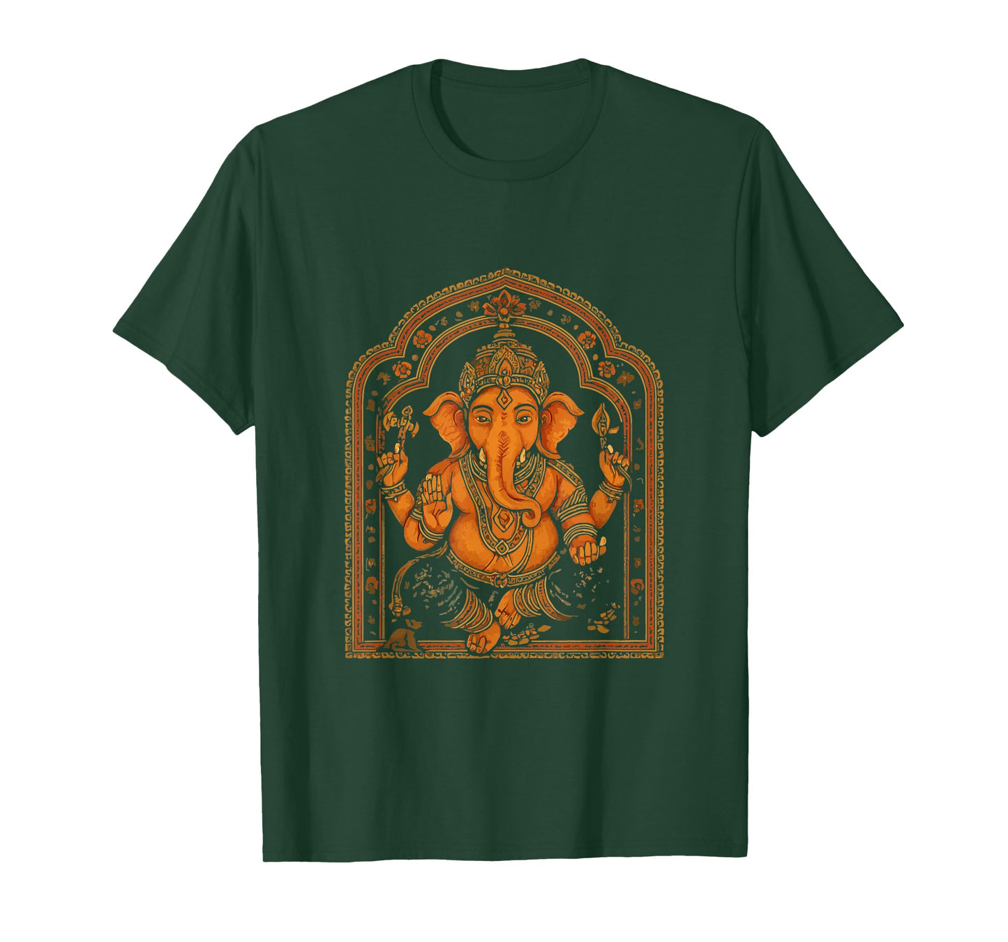 Ganesh Symbol Yoga Hindu Elephant God Ganesha Puja T-Shirt