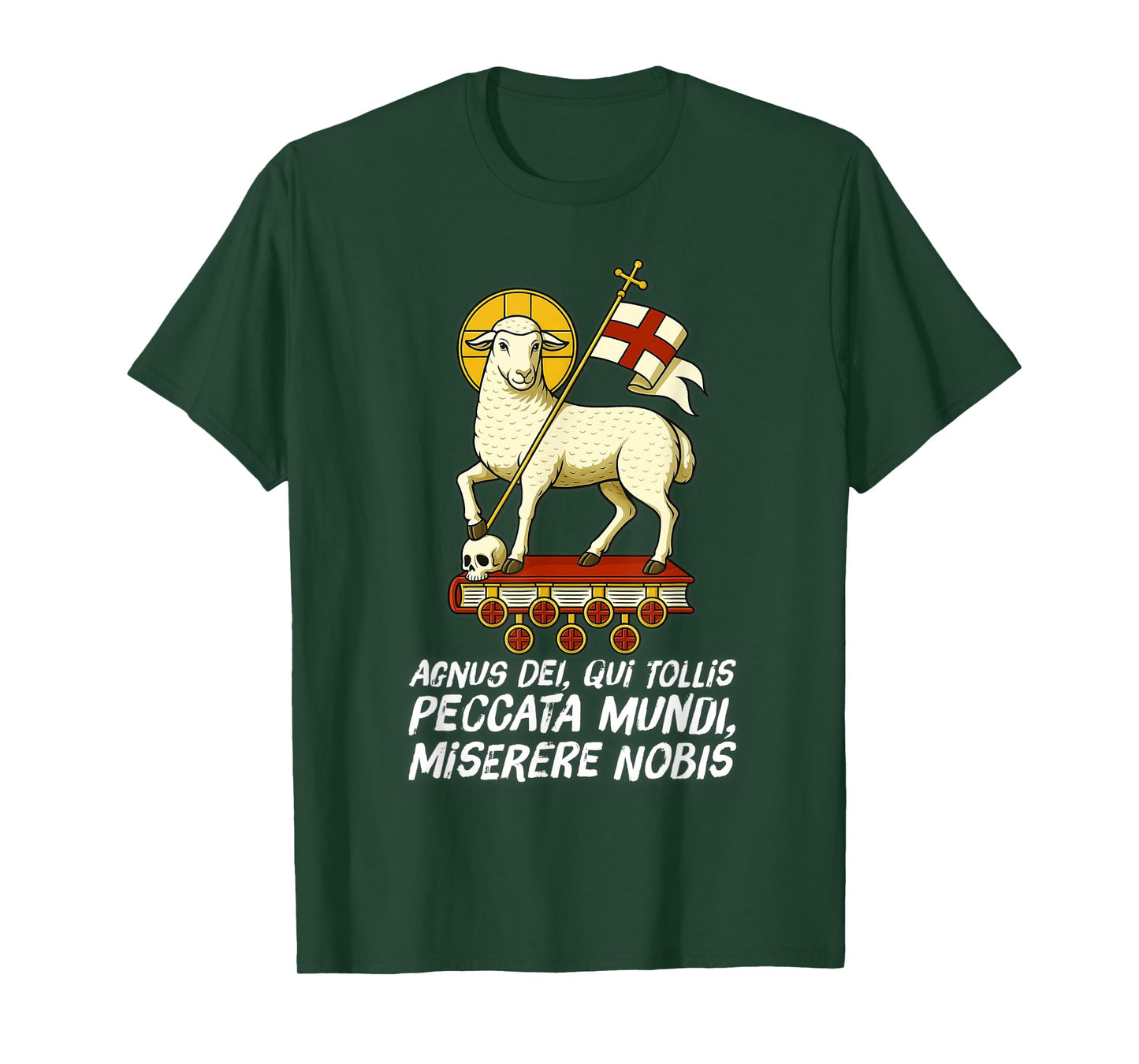 Agnus Dei Sanctus Traditional Latin Mass Catholic T-Shirt