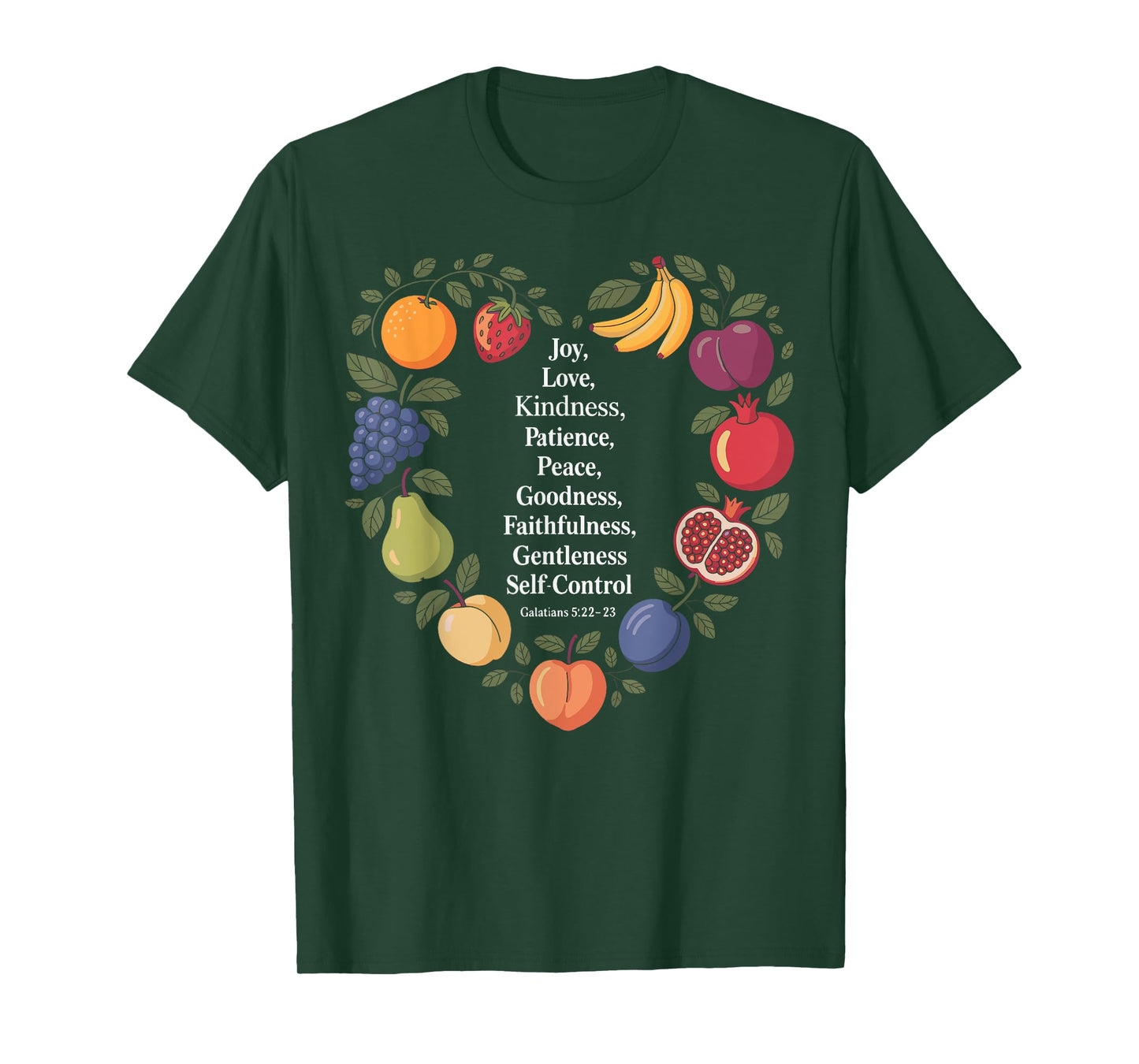 Awesome Galatians Fruit Of The Spirit Religious Verses T-Shirt