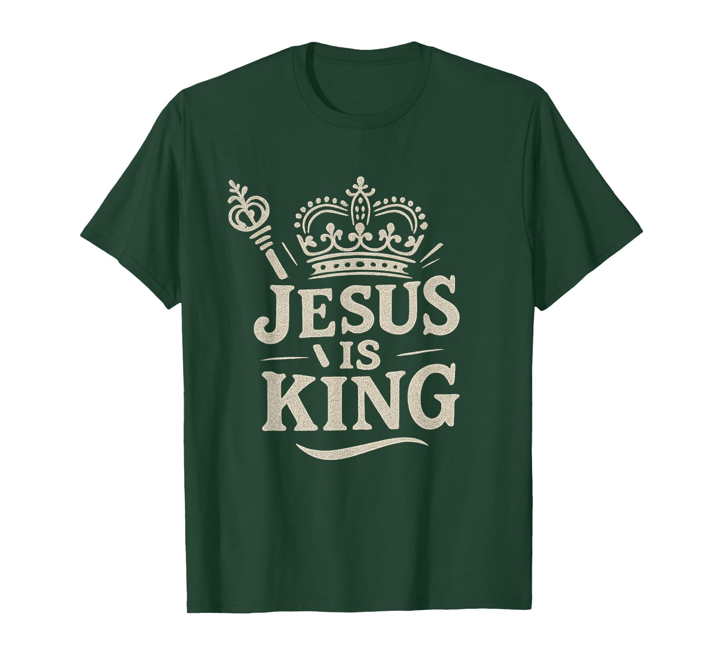 Jesus is King Bold Christian Message T-Shirt