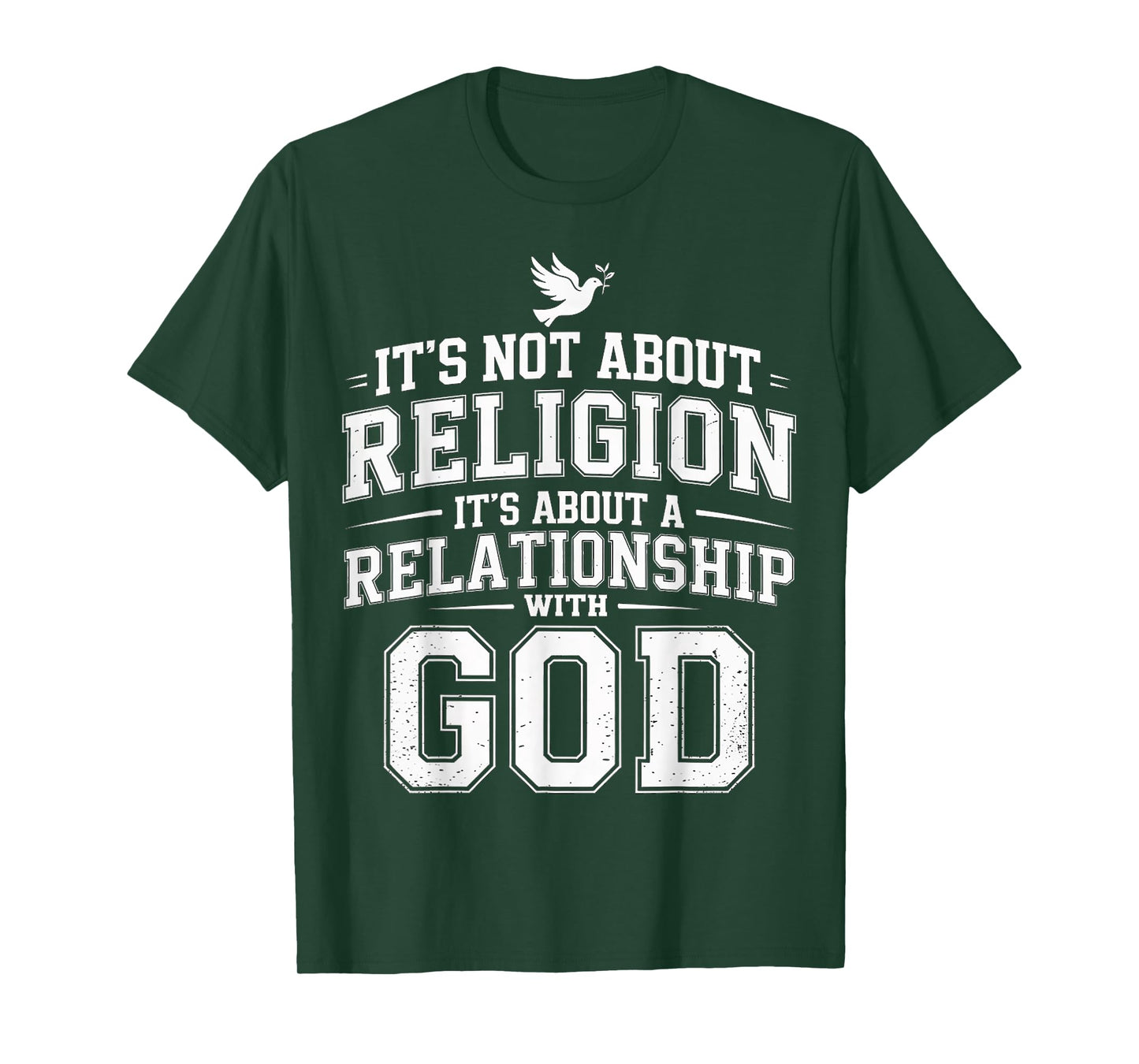 It's A Relationship With God Not Religion |- T-Shirt