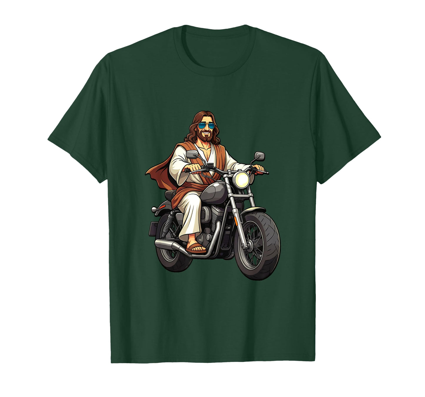 Jesus On A Motorcycle T-Shirt