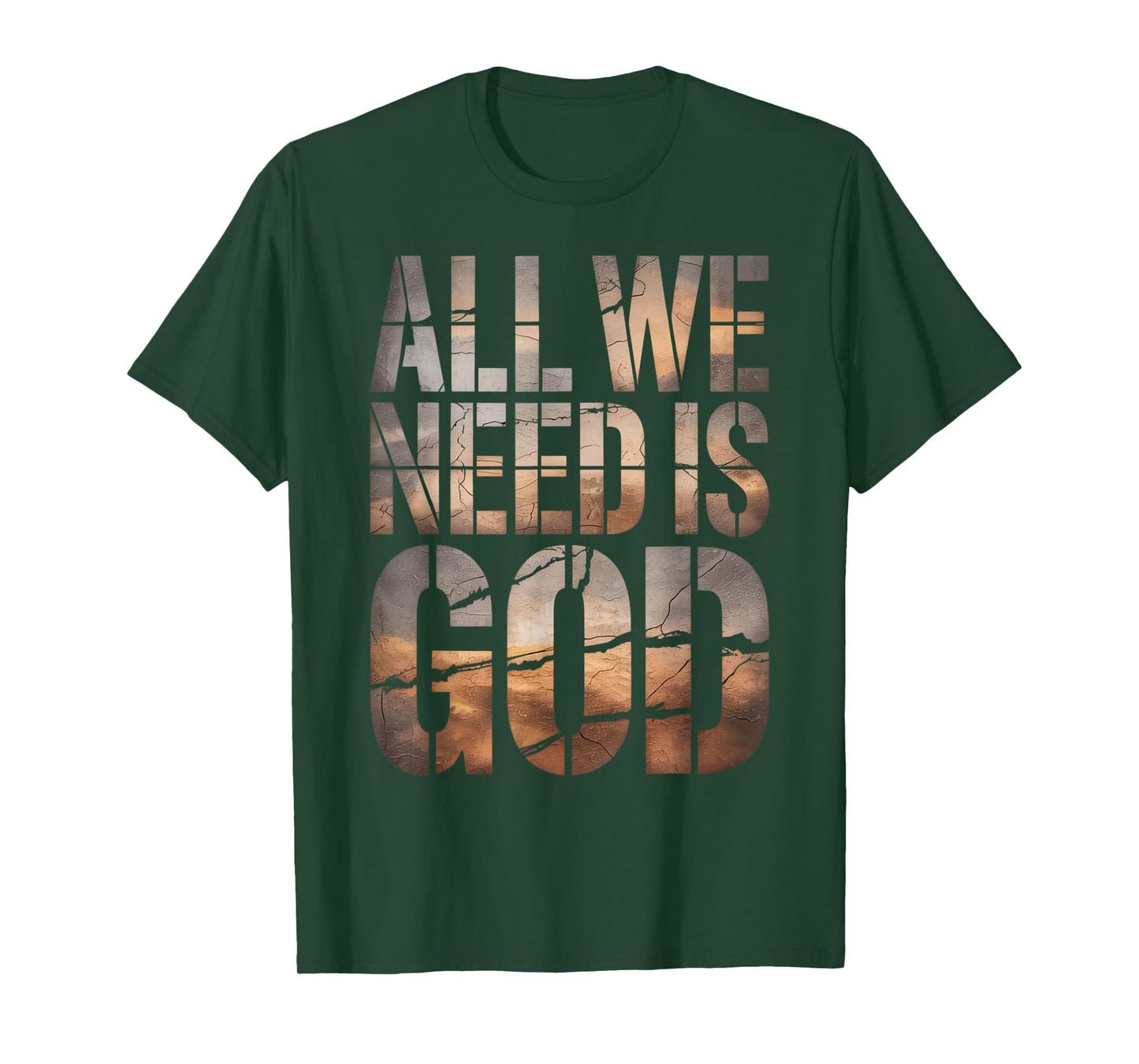 Christian Shirts for Men Inspirational God Faith Jesus T-Shirt