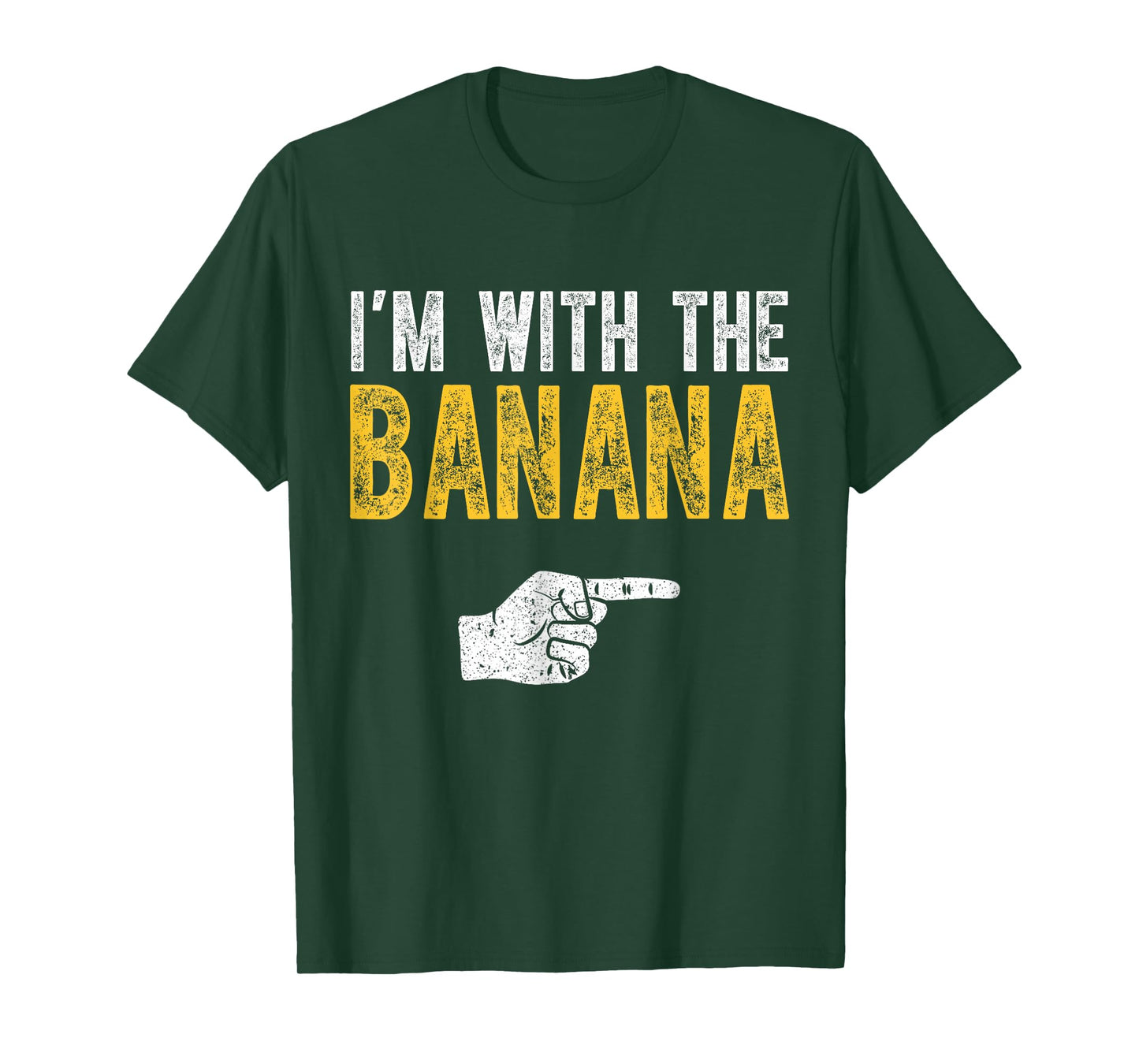 I'm With The Banana Costume Halloween Matching Couple T-Shirt