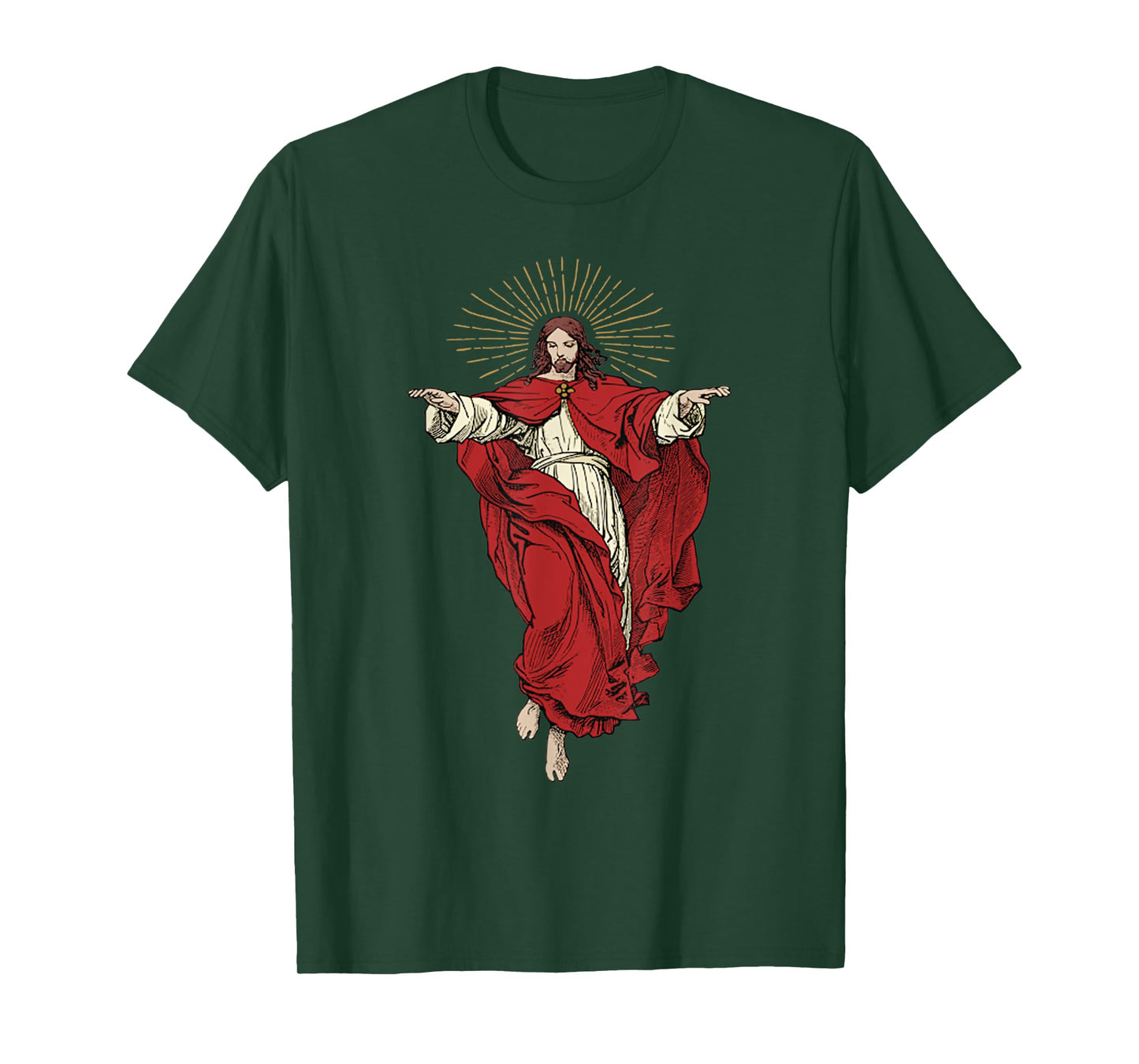 Vintage Jesus Ascension of Christ Orthodox Tee T-Shirt