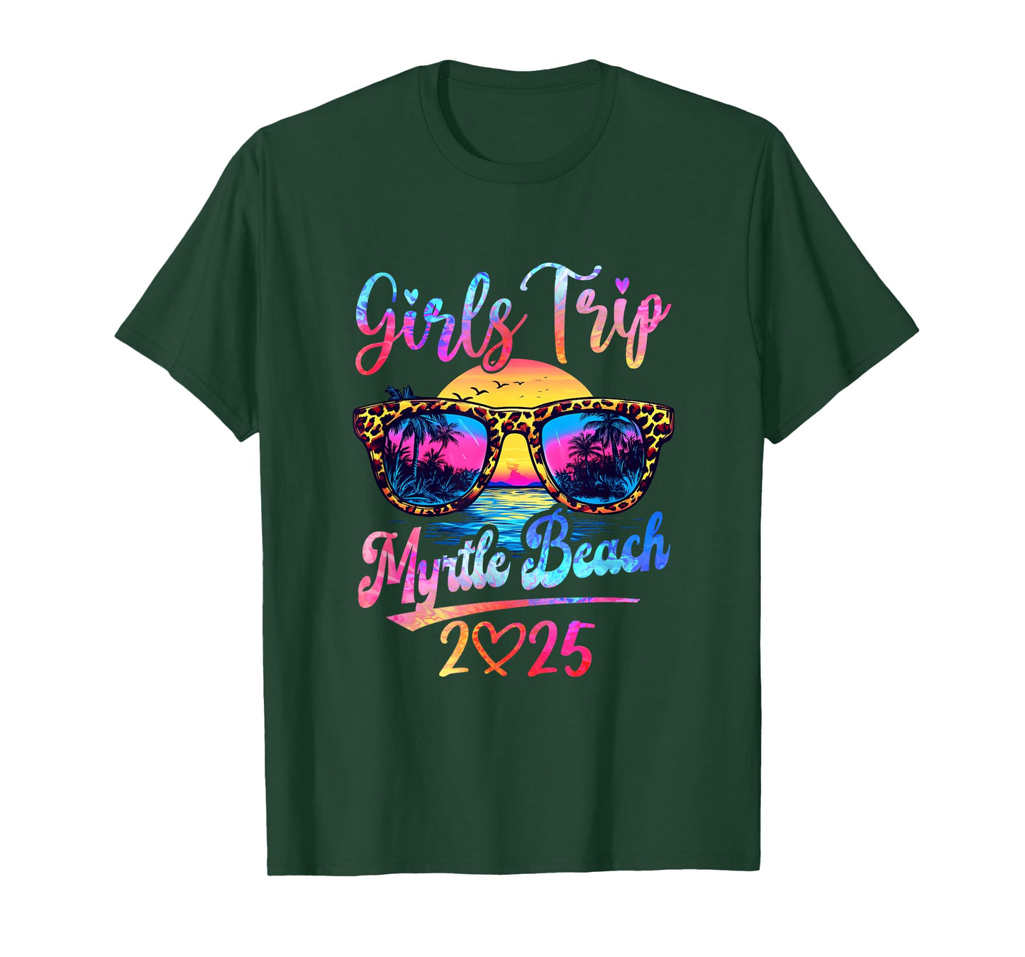 Girls Trip Myrtle Beach 2025 Matching Summer Vacation Women T-Shirt