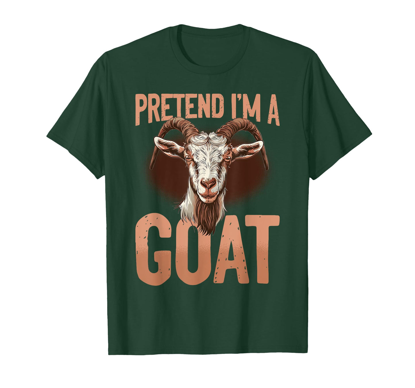 Funny Goat Farmer Animal Pretend I'm A Goat T-Shirt