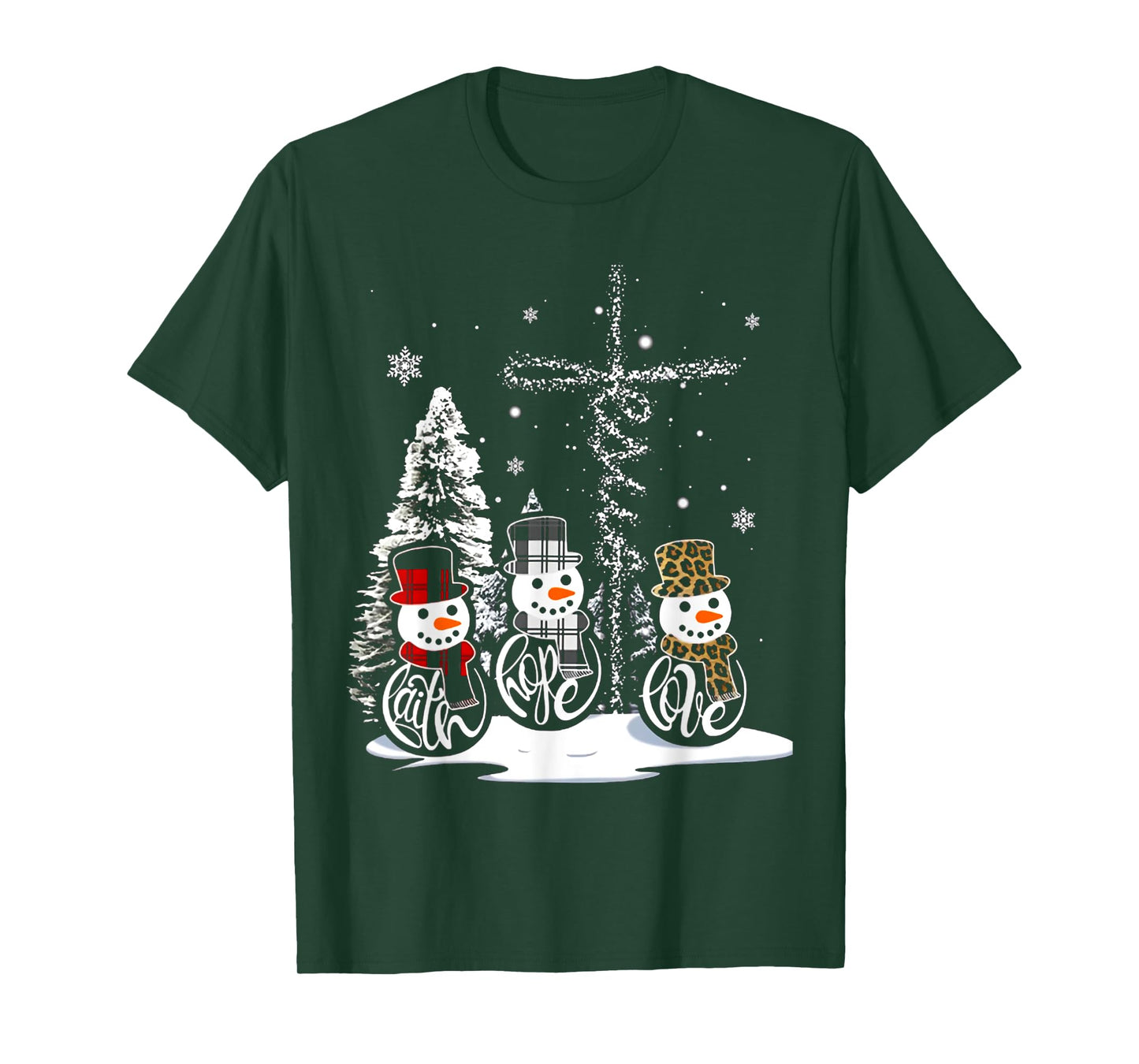 Christmas starts with Christ - faith hope love T-Shirt