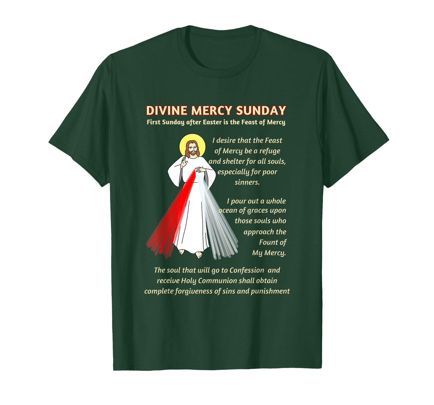 Divine Mercy Sunday: First Sunday after Easter T-Shirt