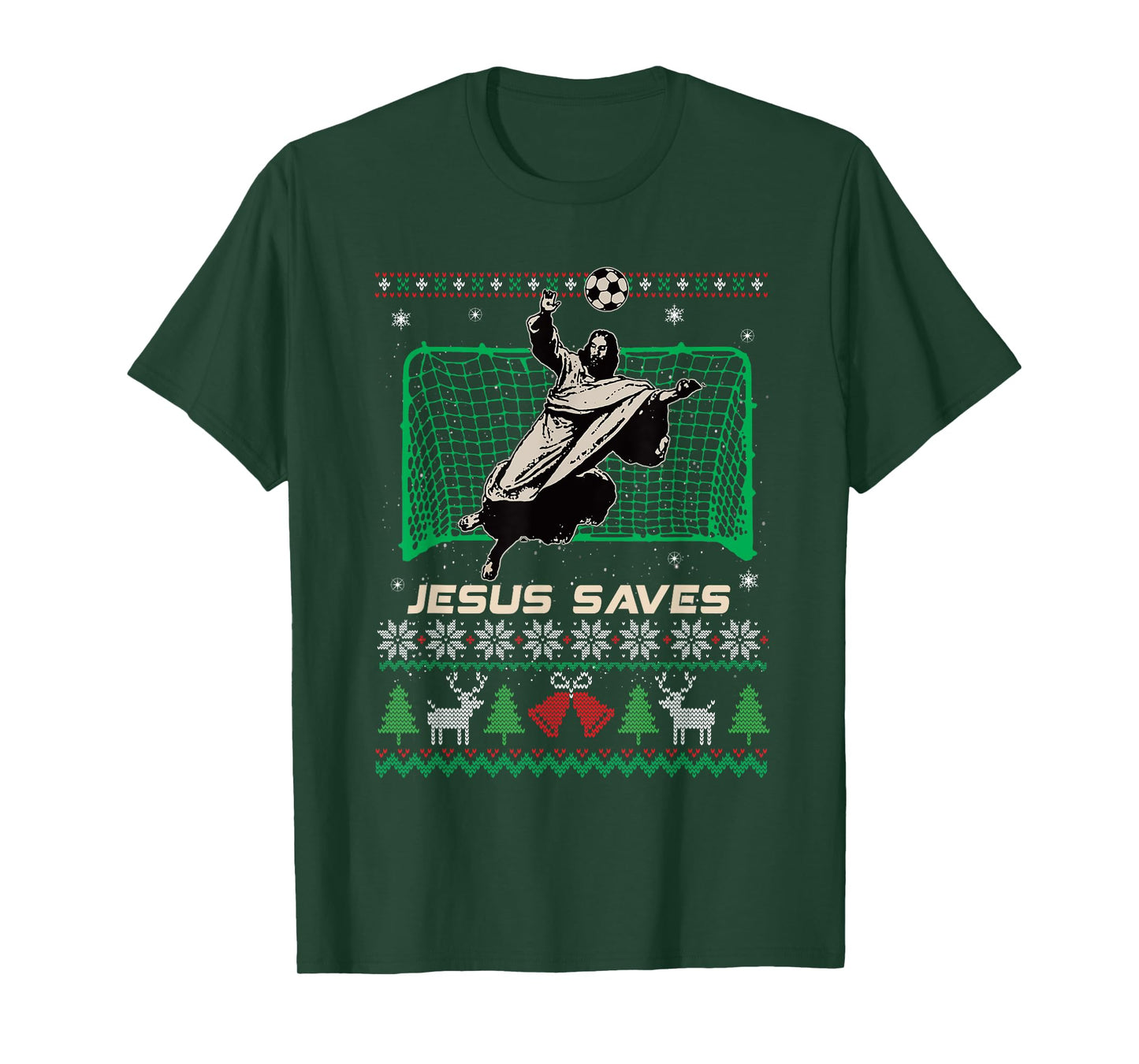 Jesus Saves, Ugly Christmas Sweater, Jesus Keeper T-Shirt