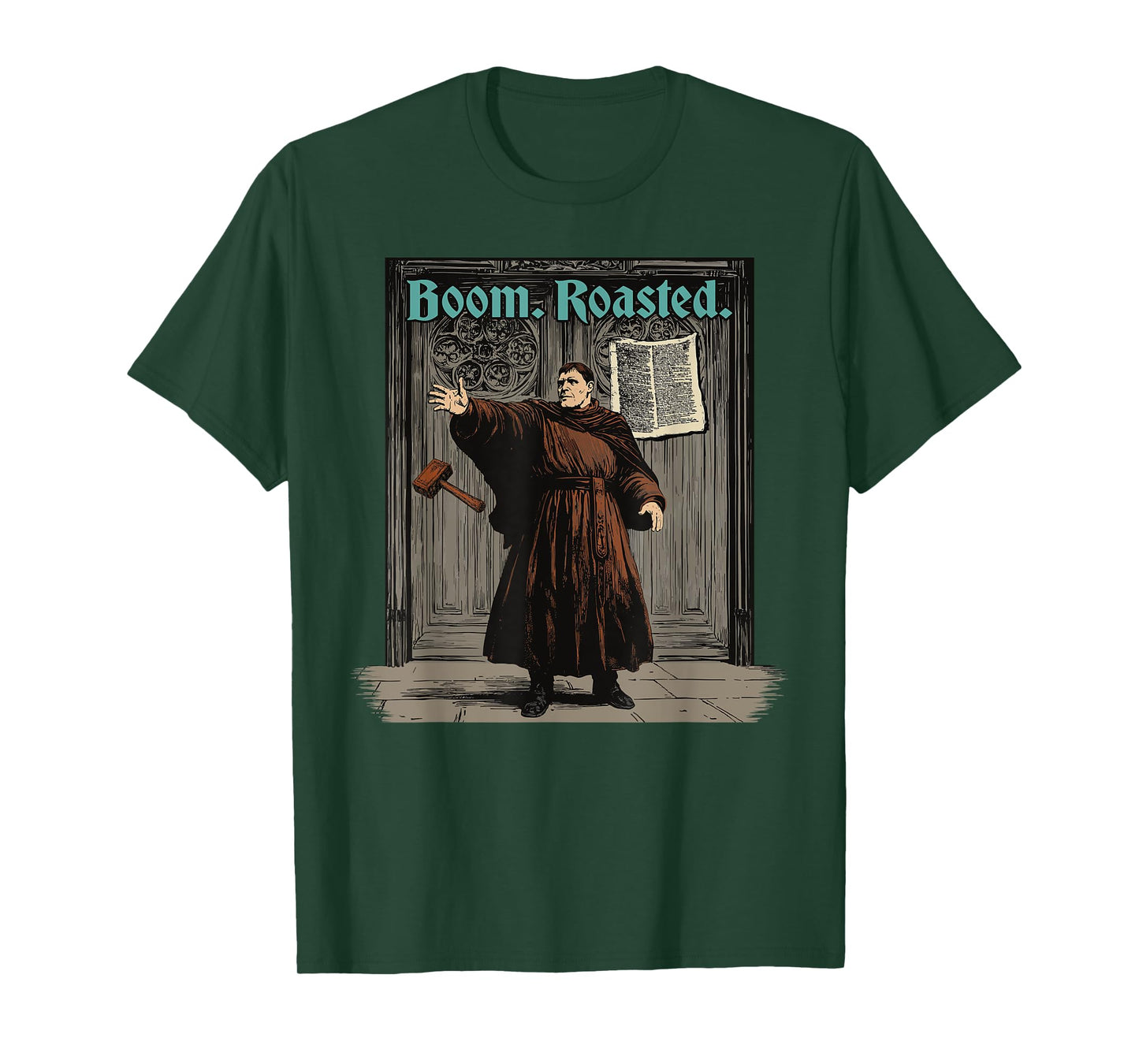 Funny Martin Luther Boom Reformation Day Reformed Christian T-Shirt