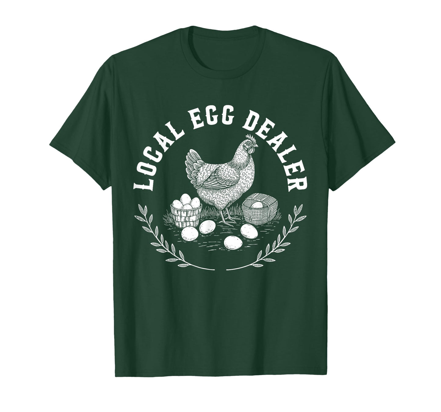 Local Egg Dealer Retro Chicken Egg Funny Farmer Easter T-Shirt