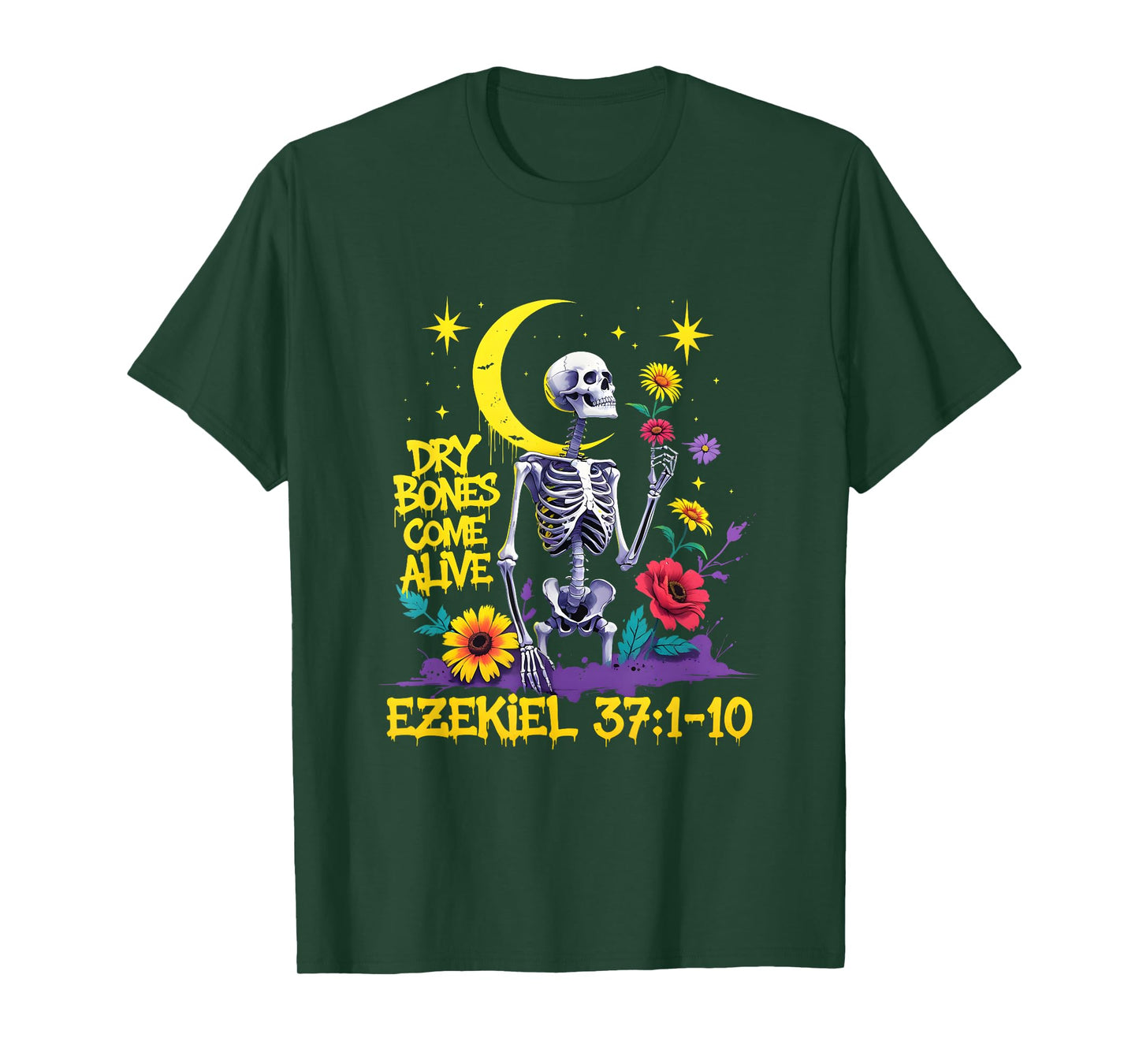 Christian Bible Verse Dry Bones Come Alive Ezekiel 37 T-Shirt