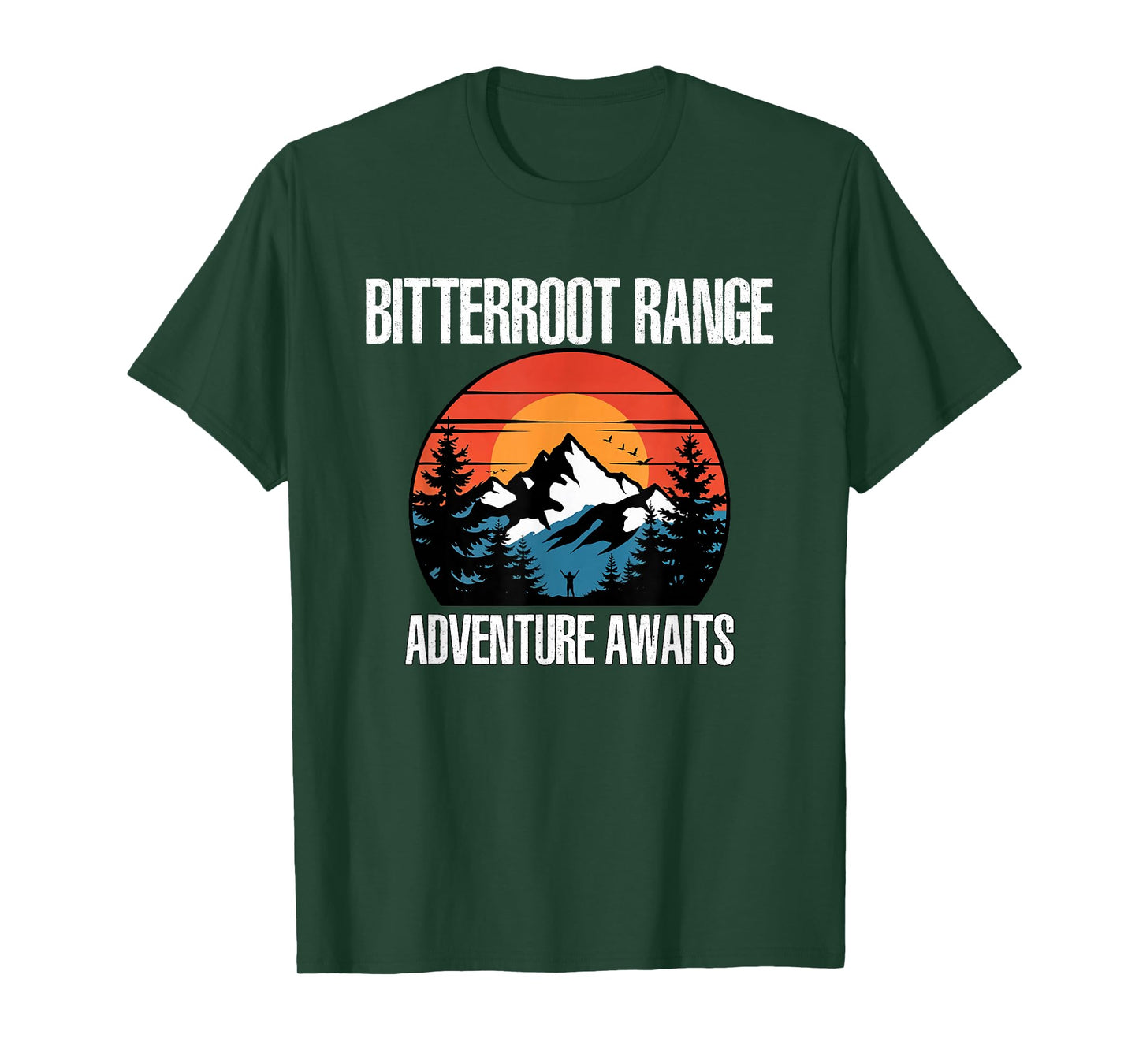 Bitterroot Range Adventure Awaits Idaho US Mountains Montana T-Shirt