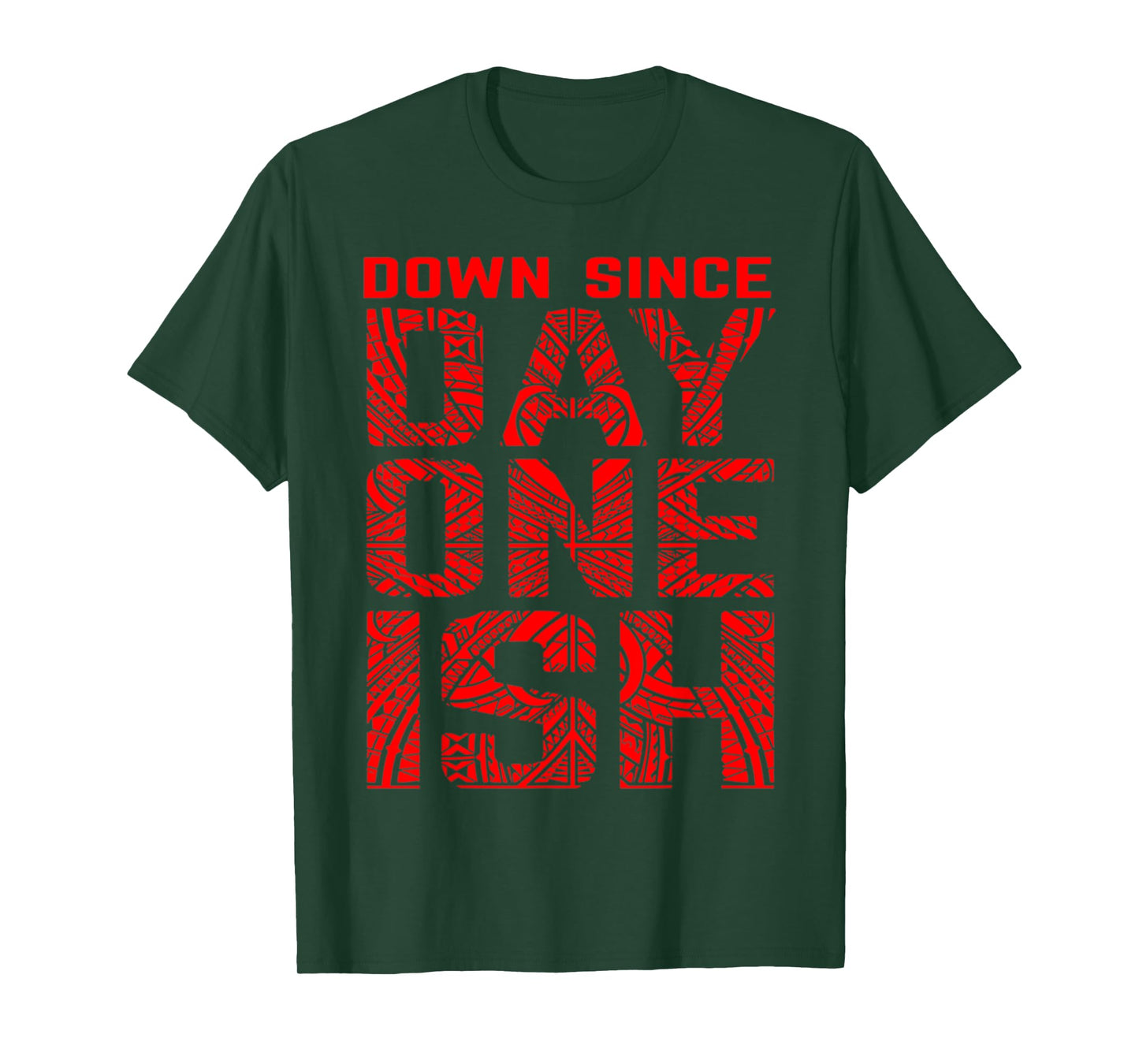 Vintage Funny Saying Down Since Day One Ish Retro T-Shirt