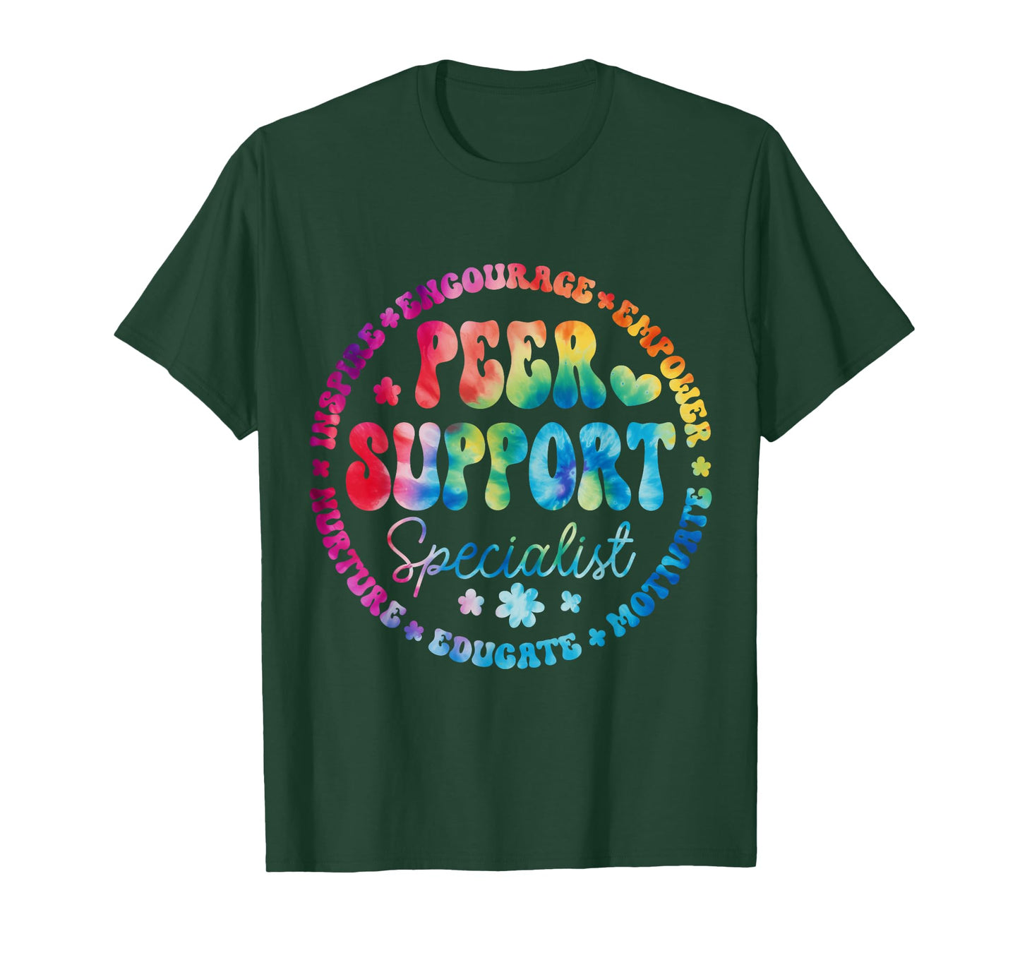 Peer Support Specialist Life Appreciation Week School T-Shirt